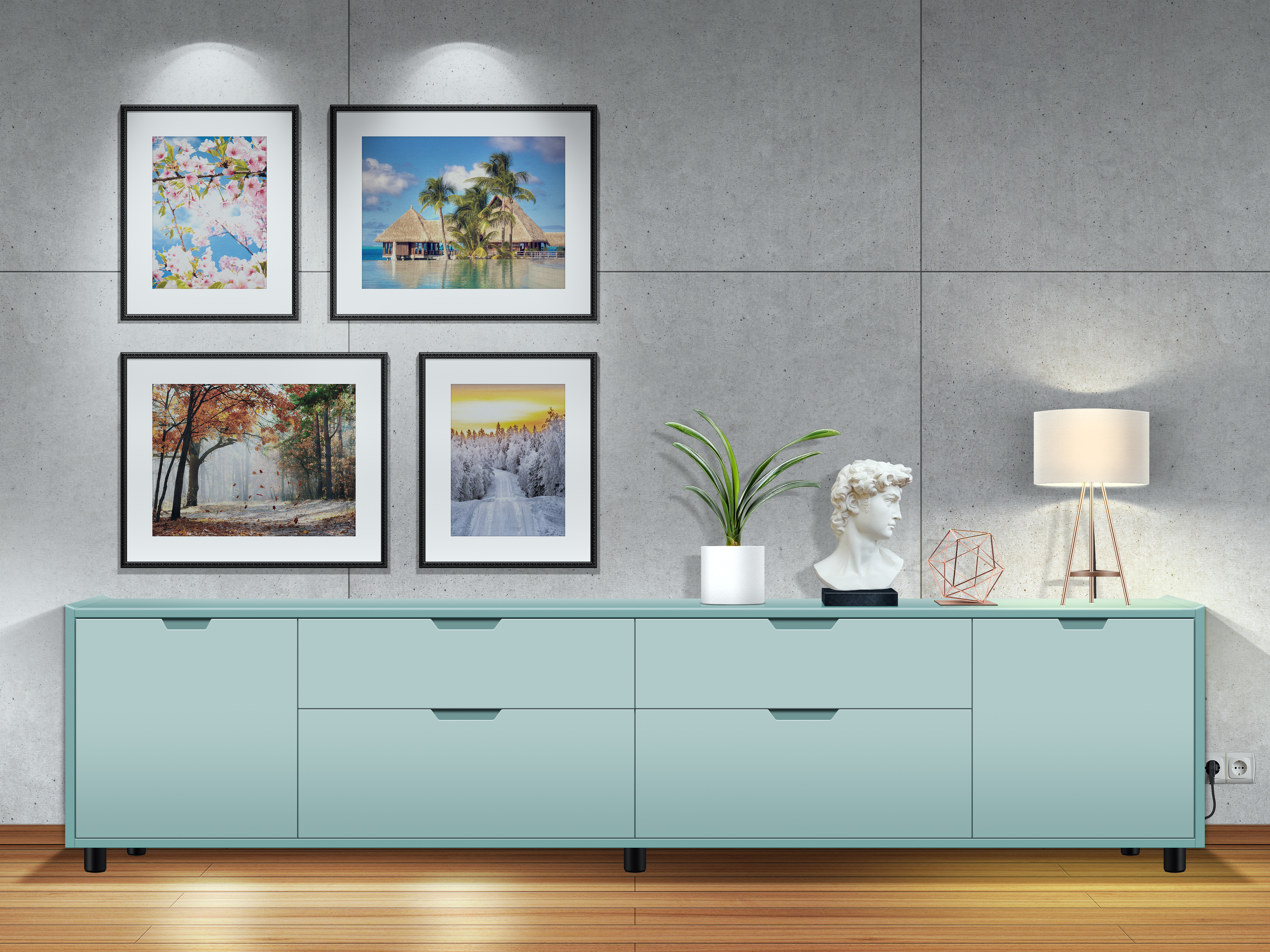 Sideboard Living Rooms Four Seasons Lamp 4000x3000