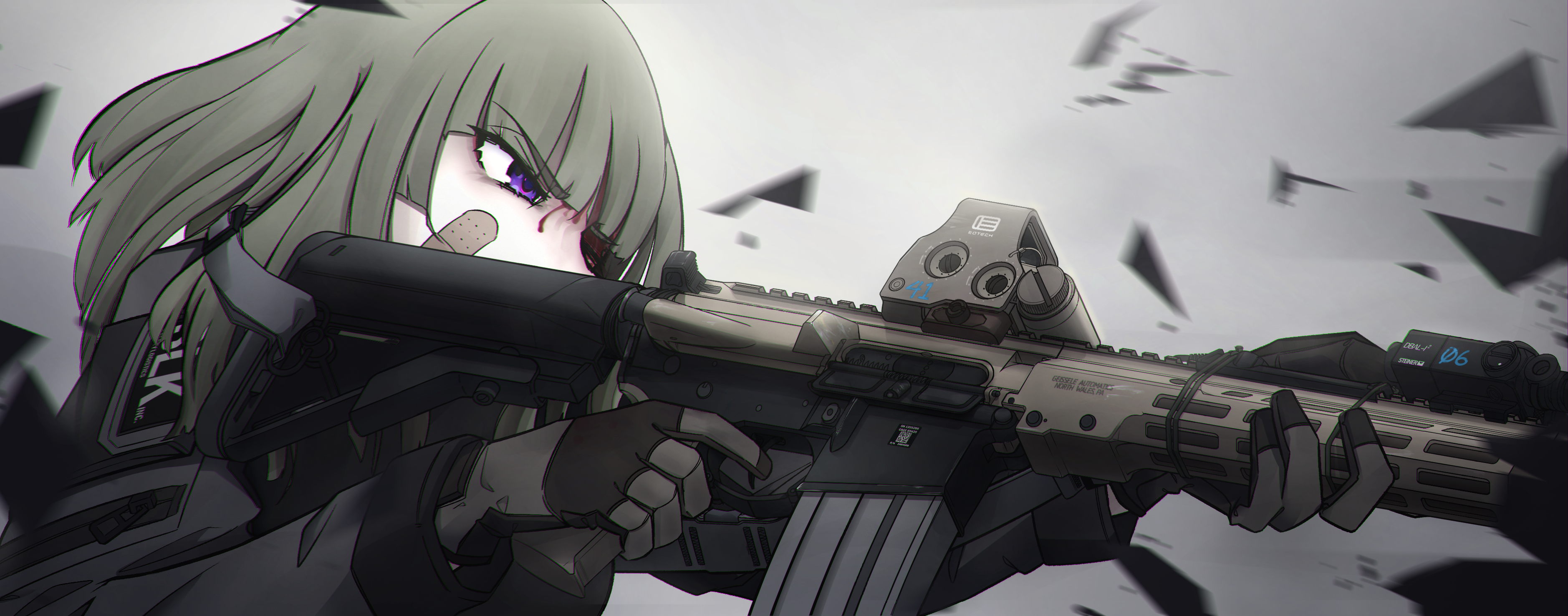 AR 15 Operator Anime Tactical 3757x1477