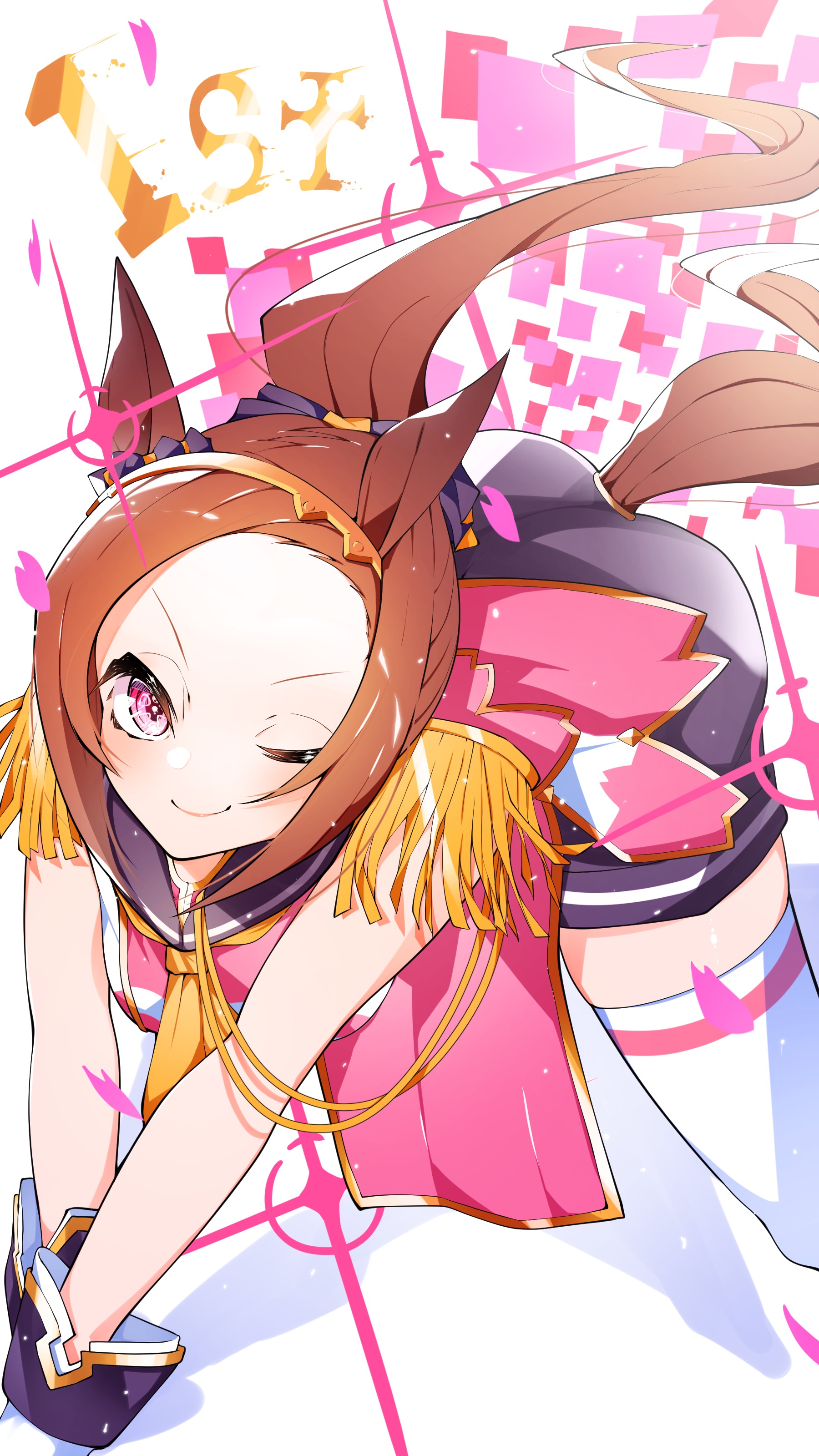 Anime Anime Girls Uma Musume Pretty Derby Horse Girls Animal Ears Sakura Bakushin O Uma Musume Long  1800x3200