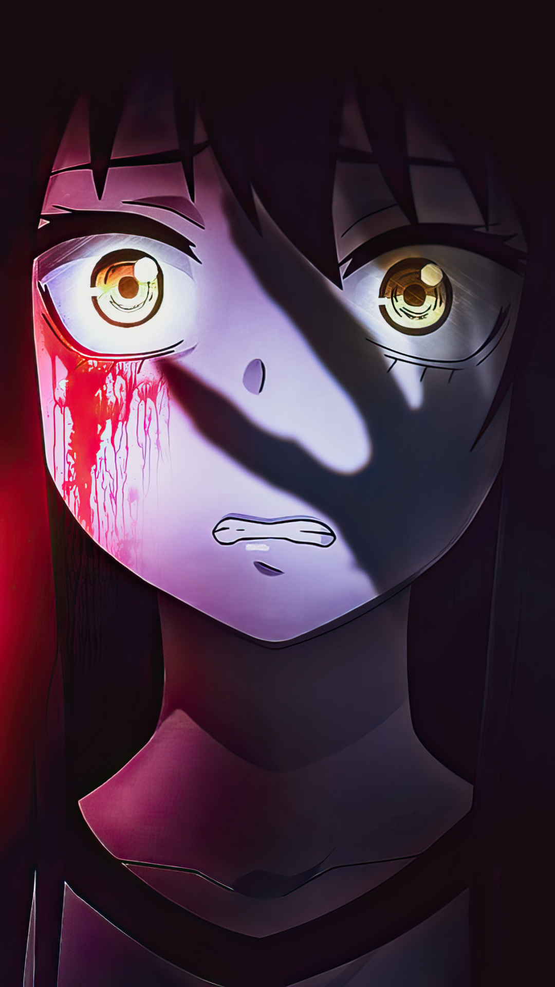 Mieruko Chan Anime Girls Anime Terrified 1080x1920