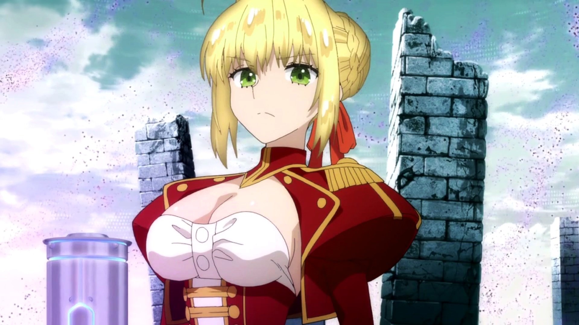 Anime Anime Girls Anime Screenshot Fate Series Fate Extra Fate Grand Order Nero Claudius Blonde Sabe 1920x1080