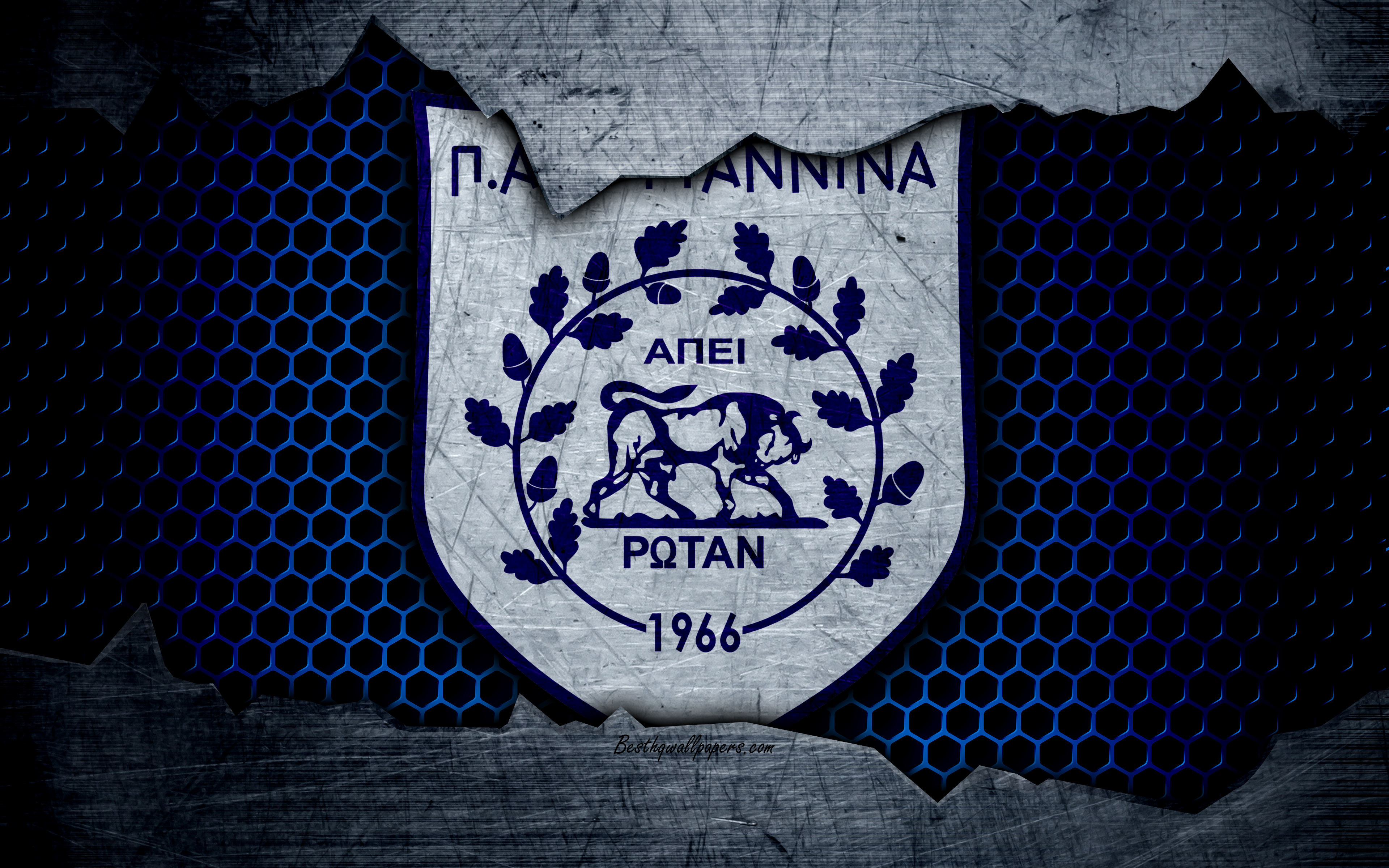 Emblem Logo Pas Giannina F C Soccer 3840x2400