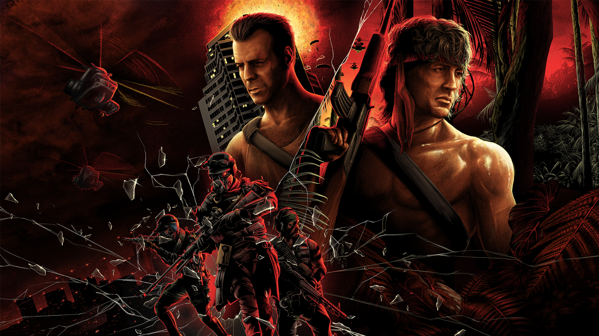 Call Of Duty Warzone Call Of Duty Black Ops John McClane John Rambo 1920x1080
