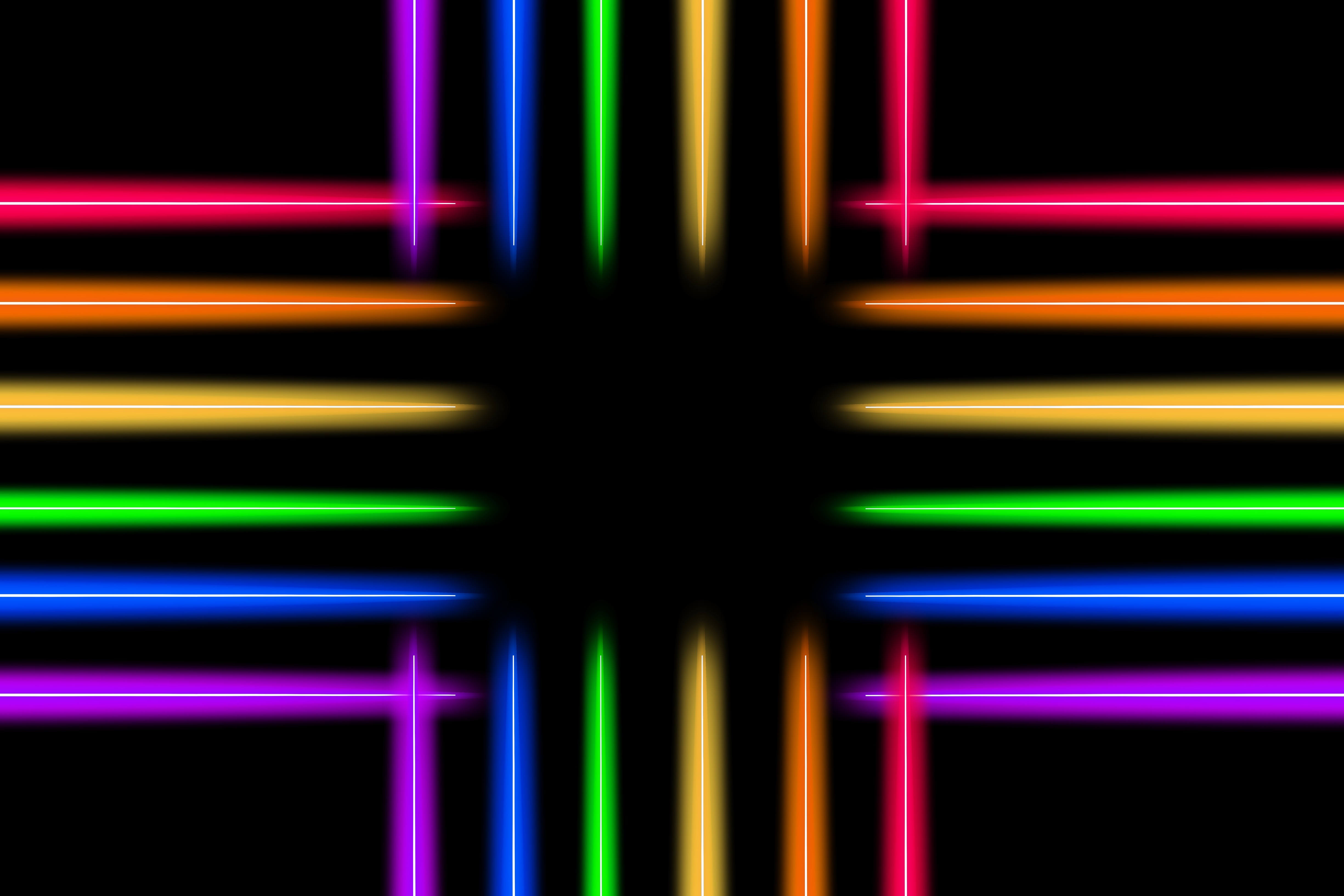 Lines Colorful Pattern 4900x3267