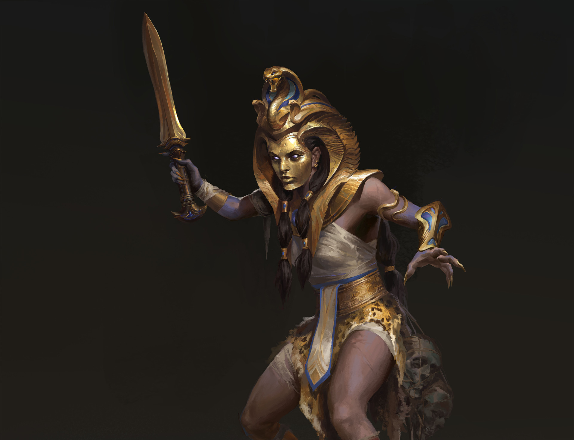 Mask Sword Woman Warrior 1920x1471