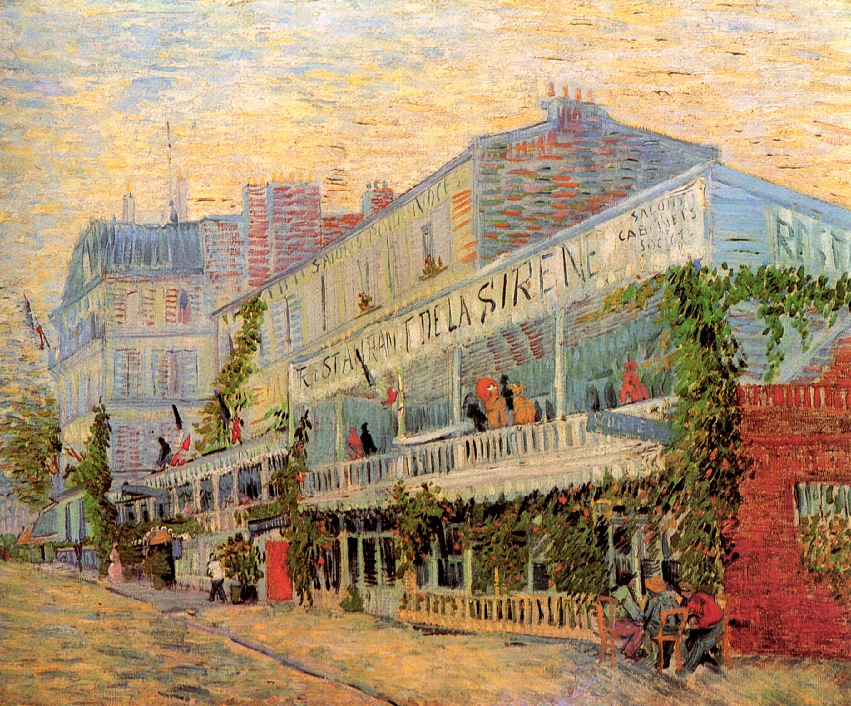 Paris Restaurant Painting 2725x2261
