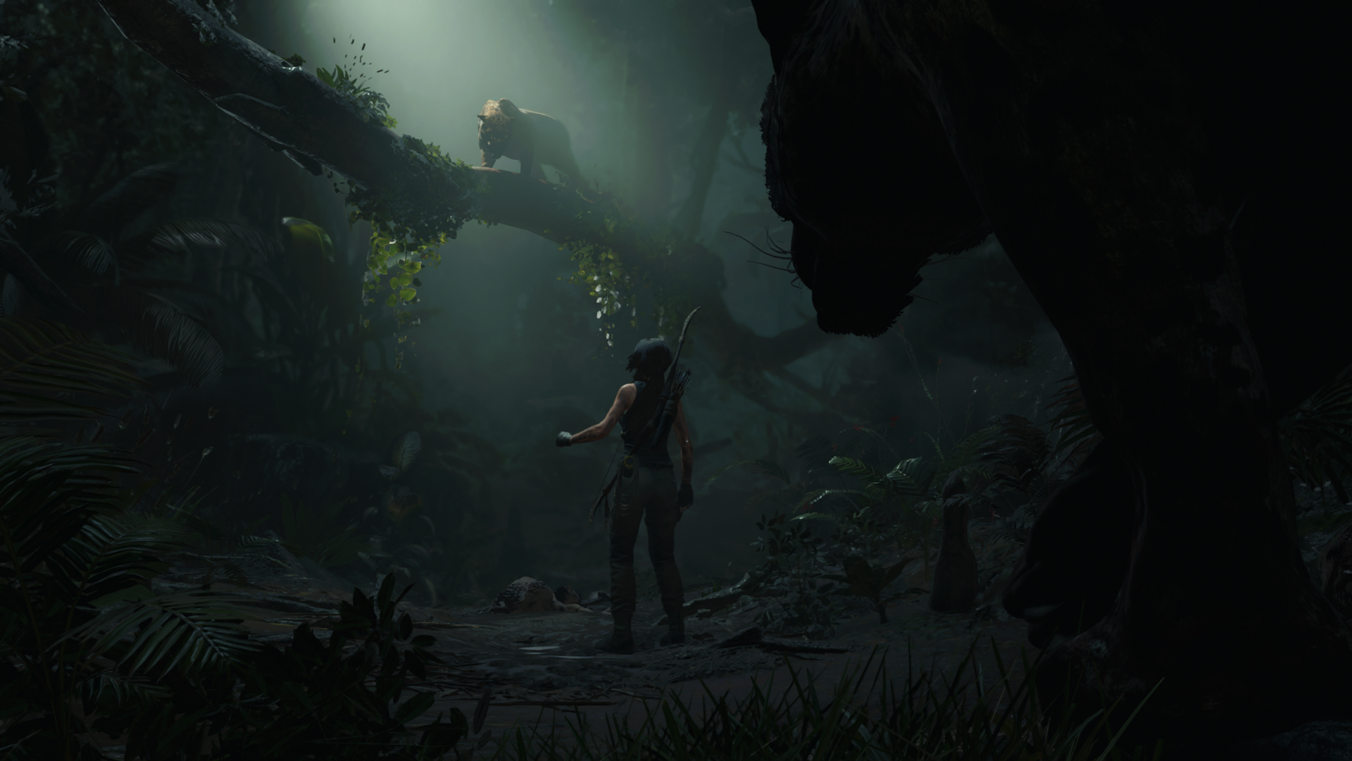 Shadow Of The Tomb Raider Lara Croft Tomb Raider Video Game Animals Video Games 1920x1080