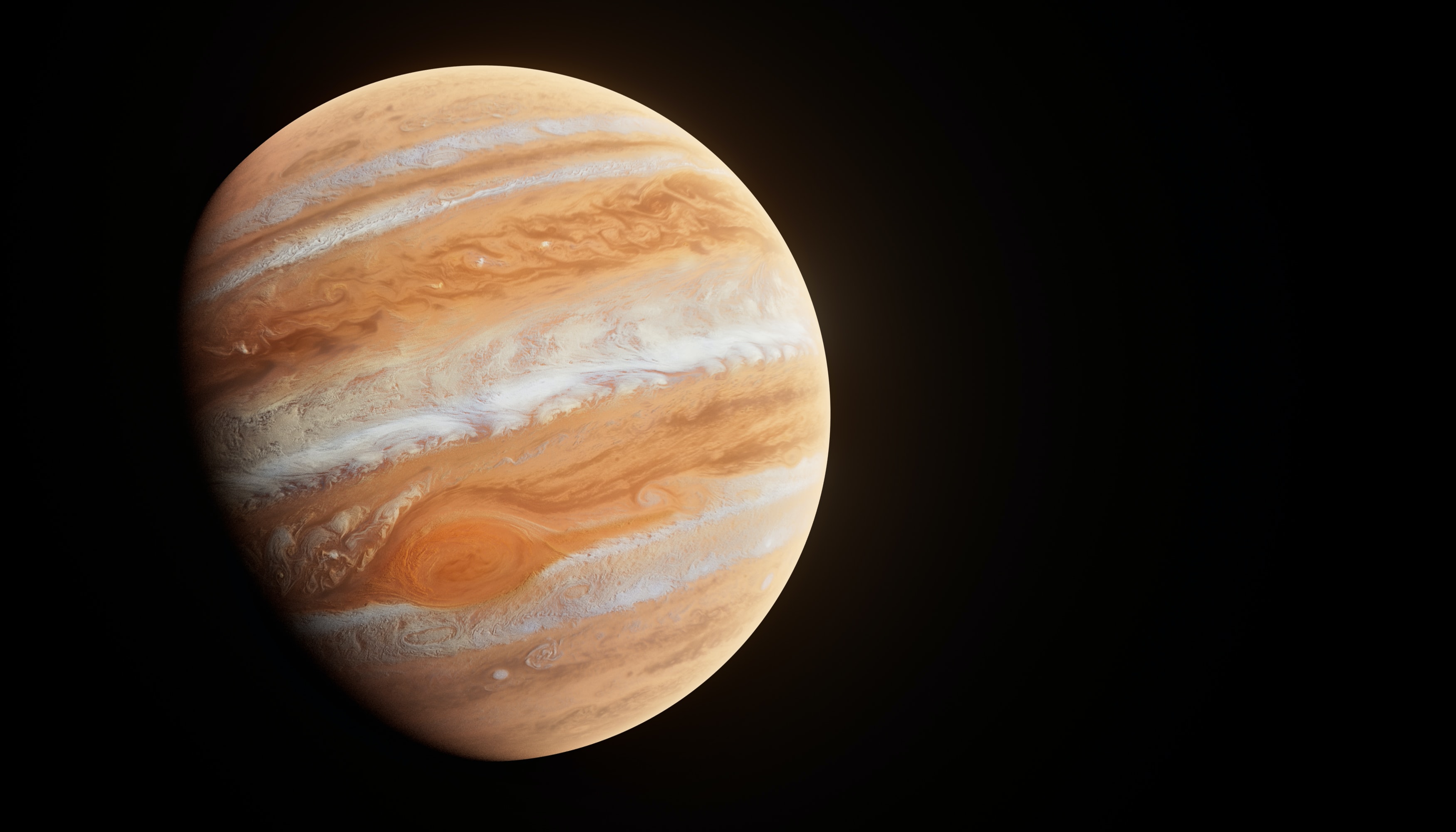 Jupiter Space Stars Universe 3500x2000