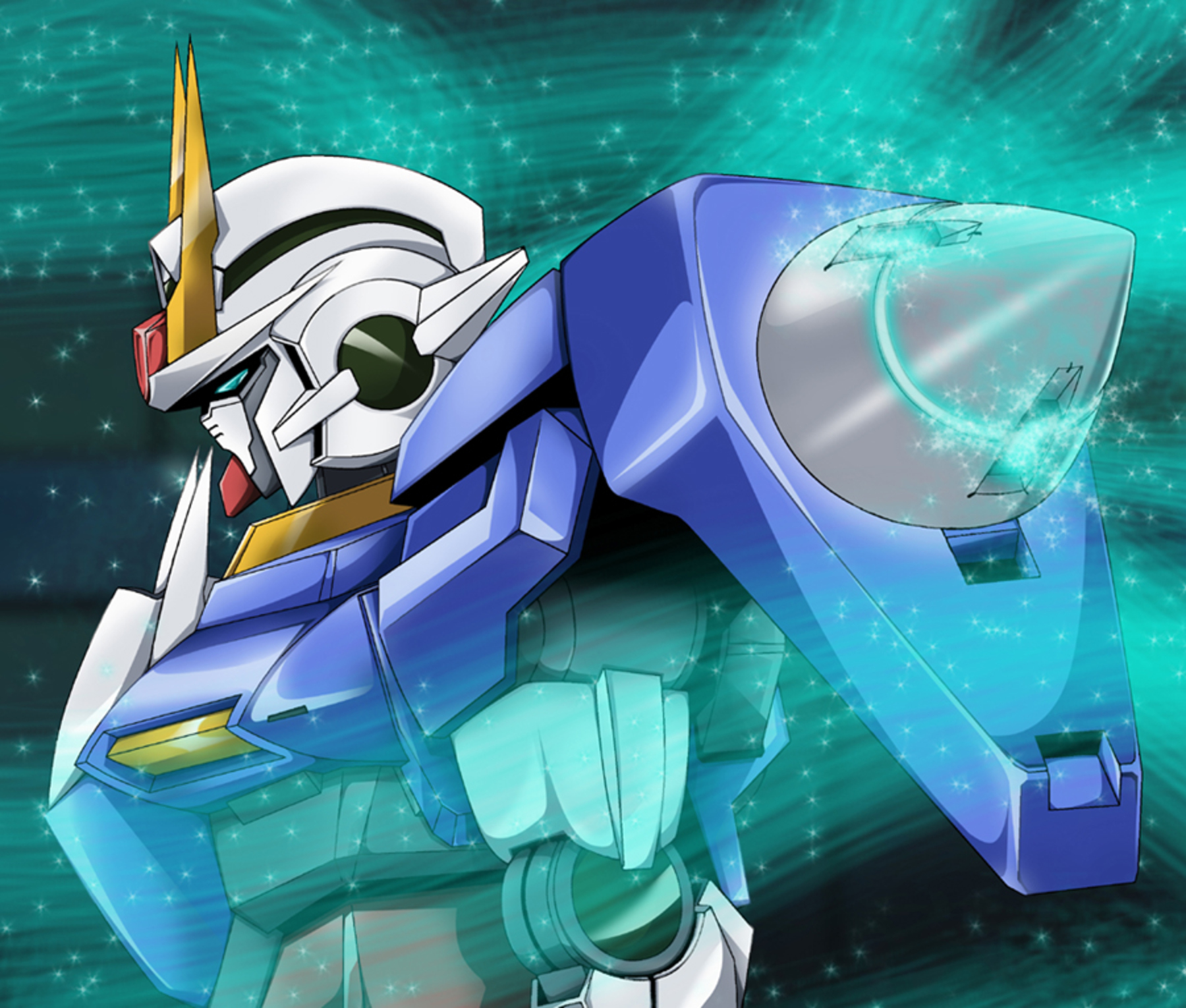 00 Gundam Mobile Suit Gundam 00 Anime Mechs Gundam Super Robot Wars Artwork Digital Art Fan Art 1800x1530