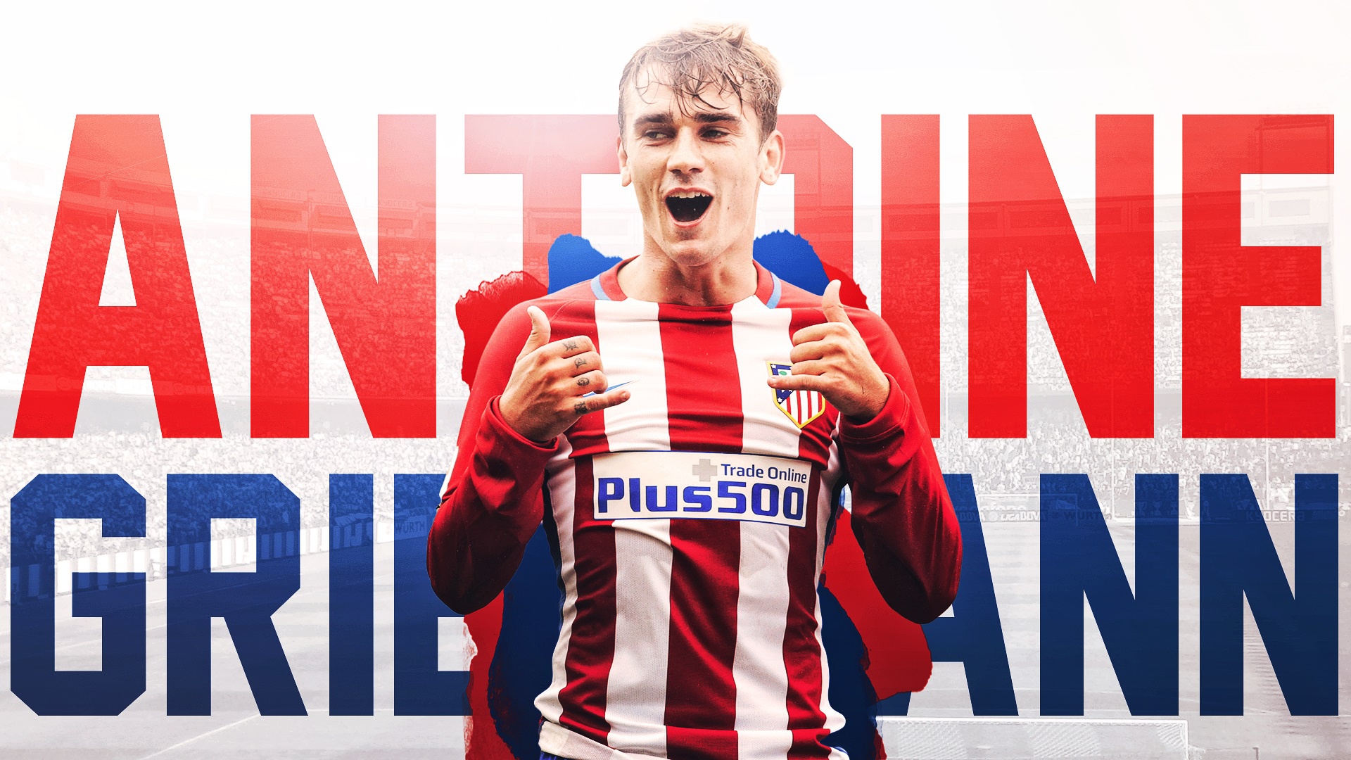 Antoine Griezmann Atletico Madrid French Soccer 1920x1080