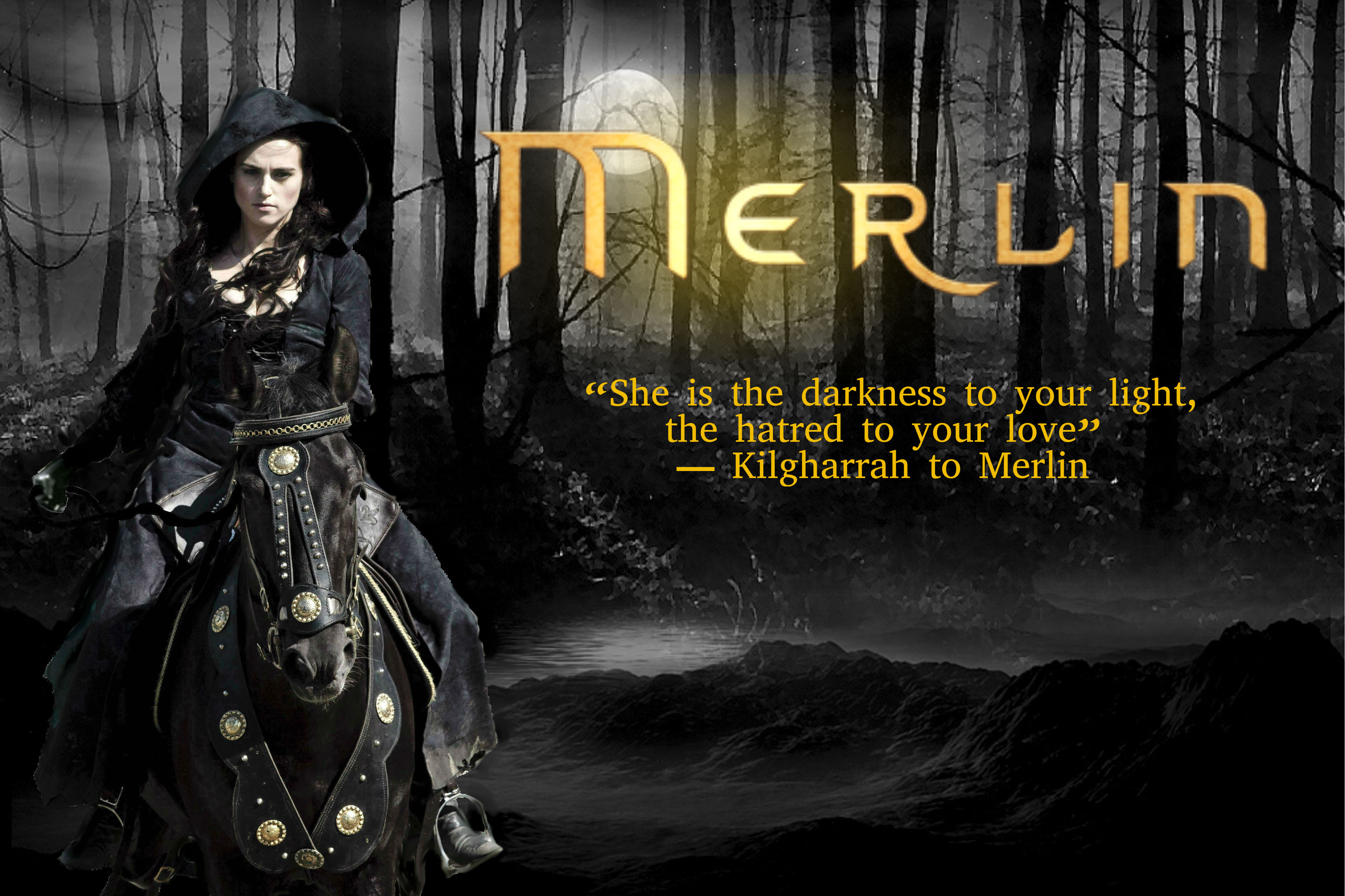 Merlin TV Series Lady Morgana Katie McGrath Irish Women Text 4000x2667