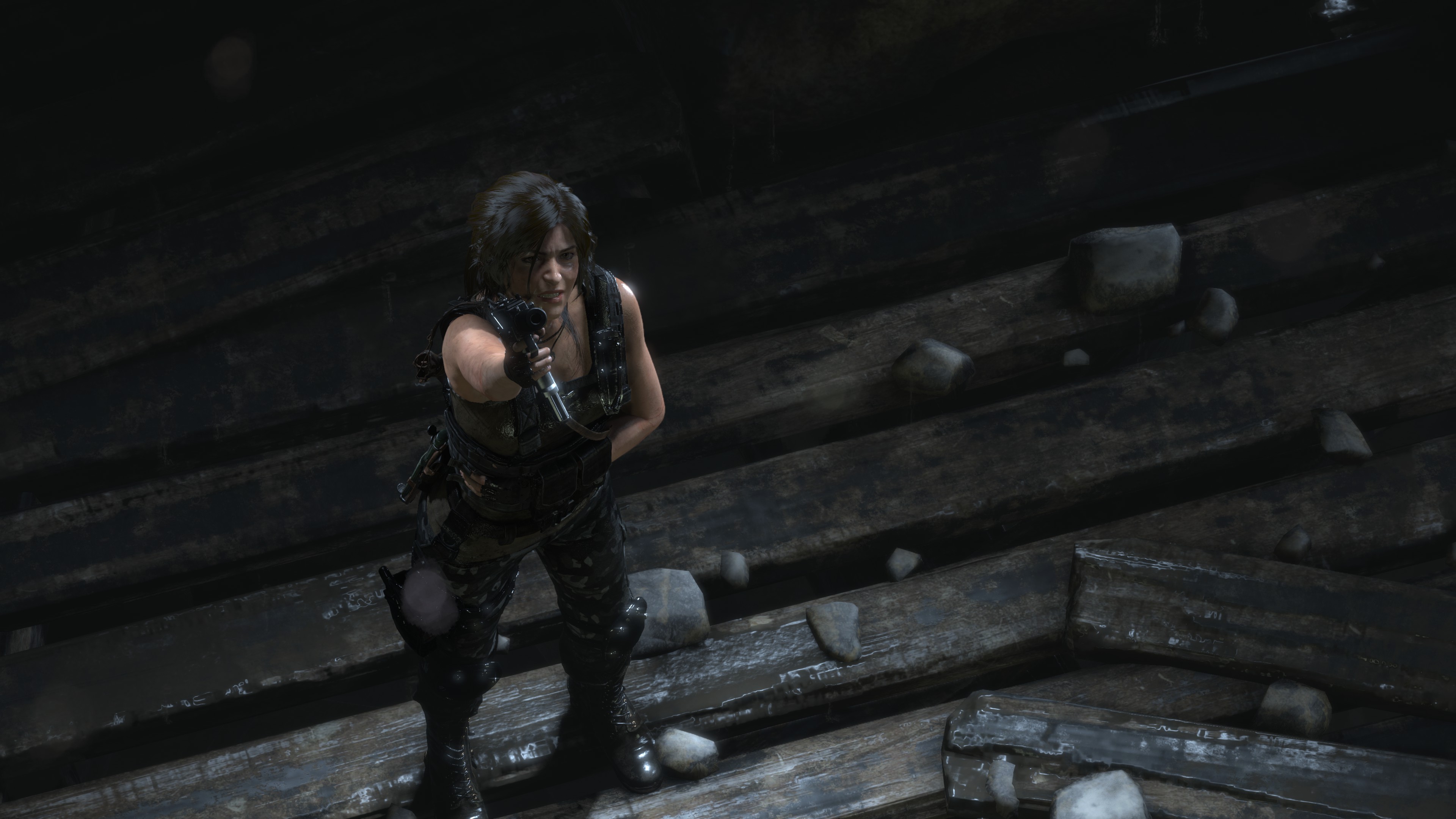 Tomb Raider 2013 Lara Croft Video Game Girls Video Game Art Screen Shot 3840x2160