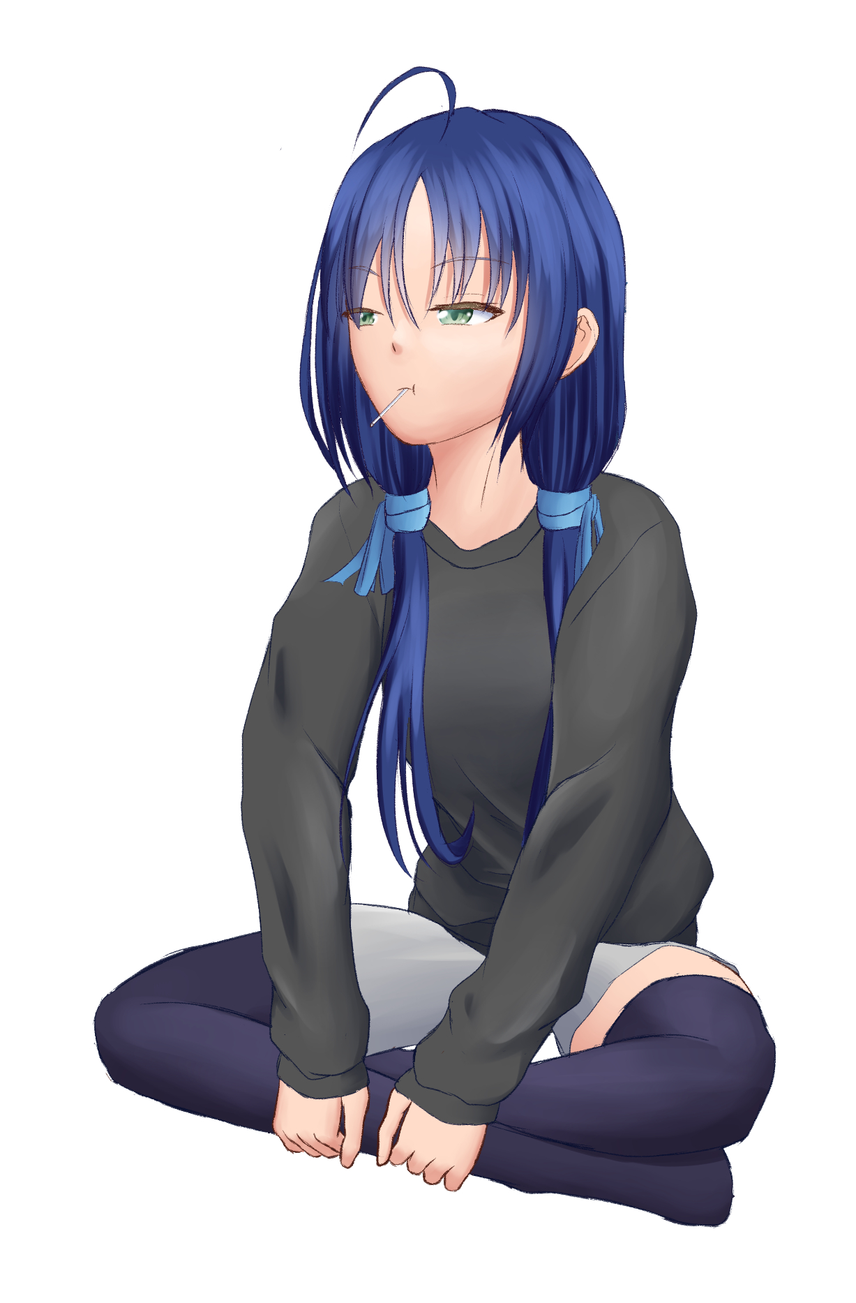 Suzukaze KanColle Shoulder Length Hair Blue Hair Kantai Collection Anime Anime Girls Artwork Digital 1227x1867