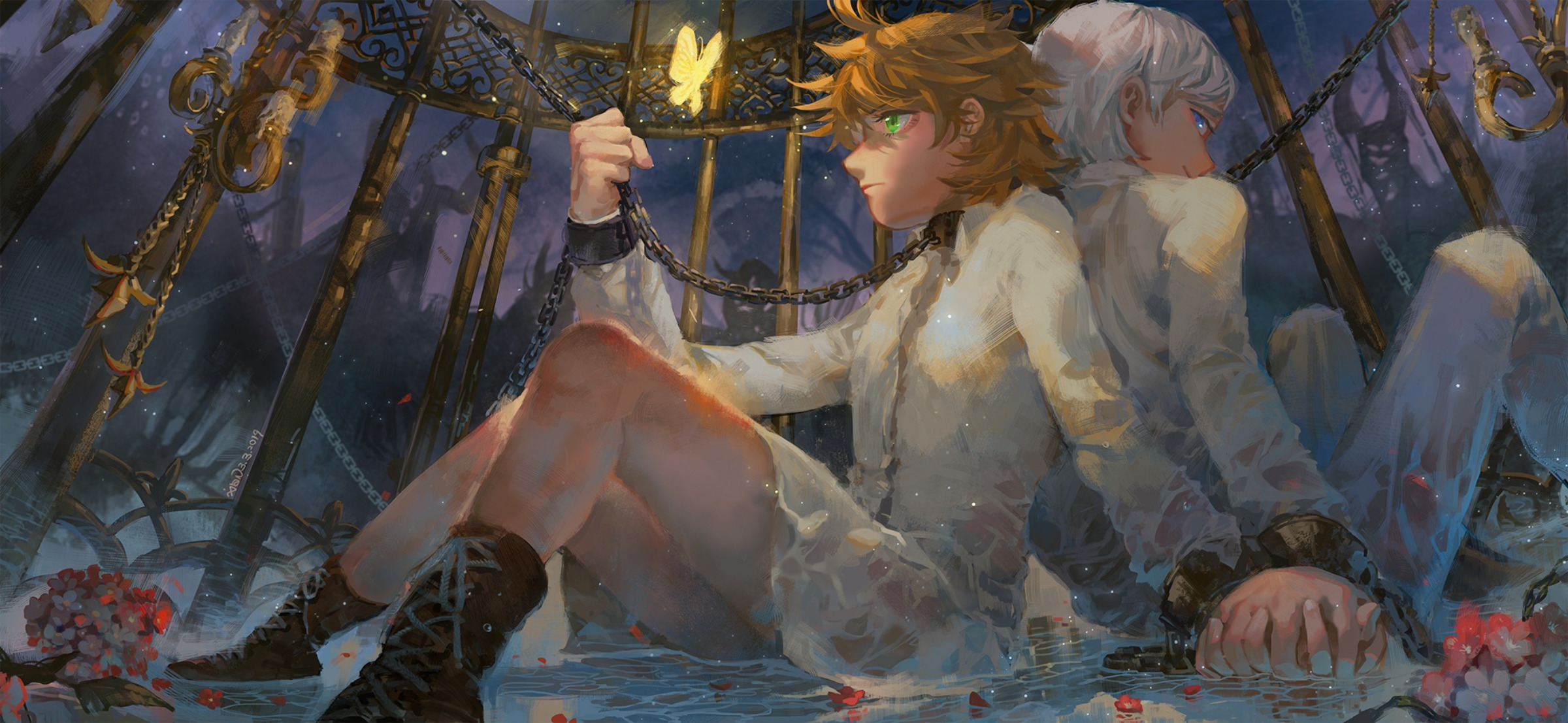Emma The Promised Neverland Norman The Promised Neverland 2400x1107
