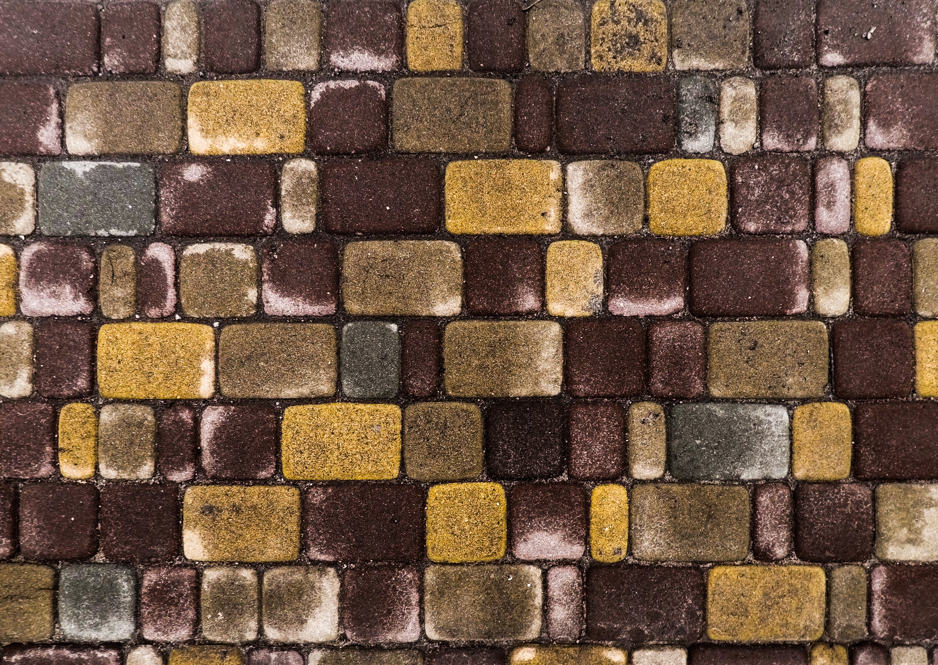 Abstract Geometry Pattern Bricks 3171x2250