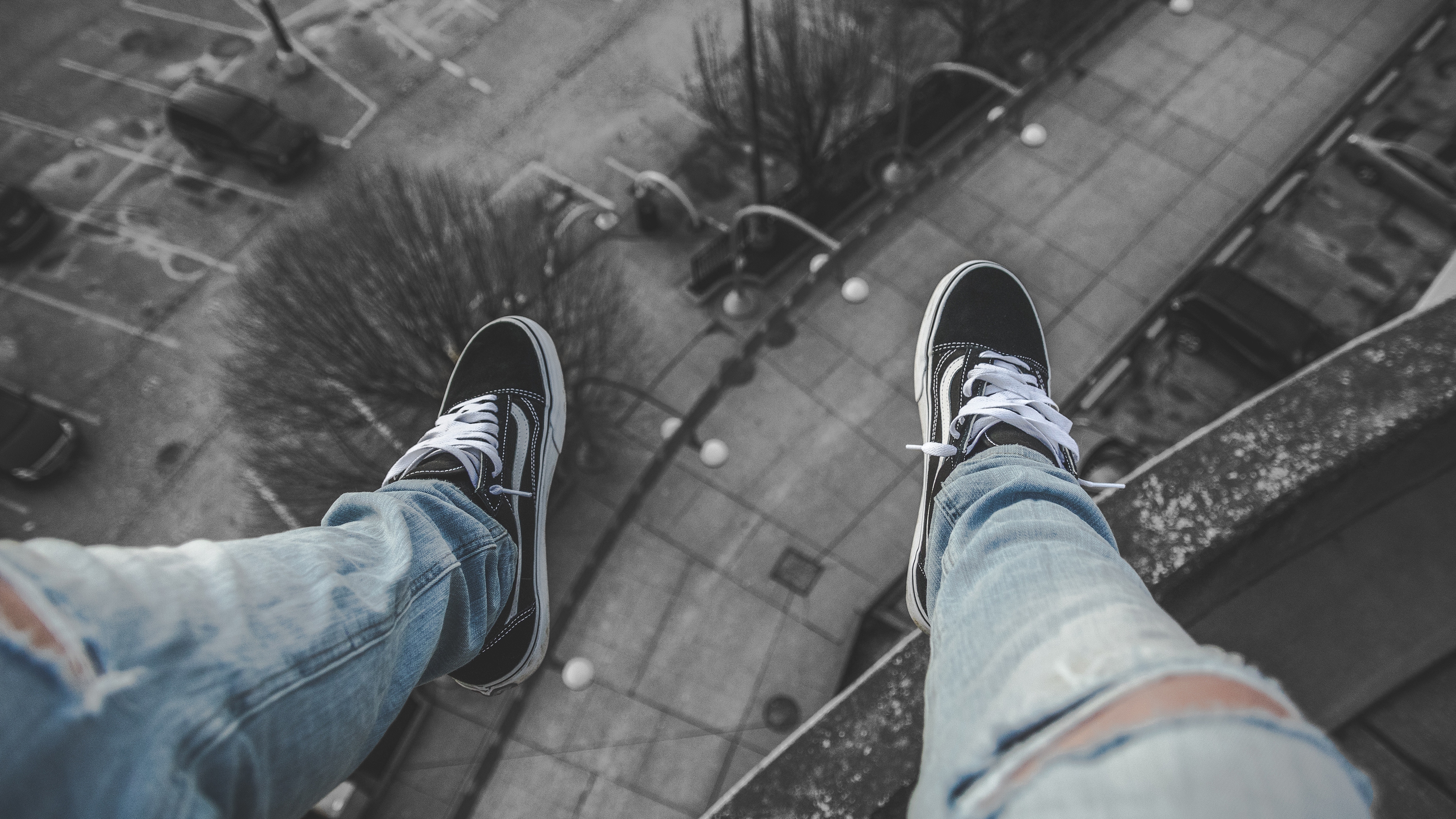 Birds Eye View Rooftopping Vans Company Shoes Jeans Edit Avery Richardson 3840x2160