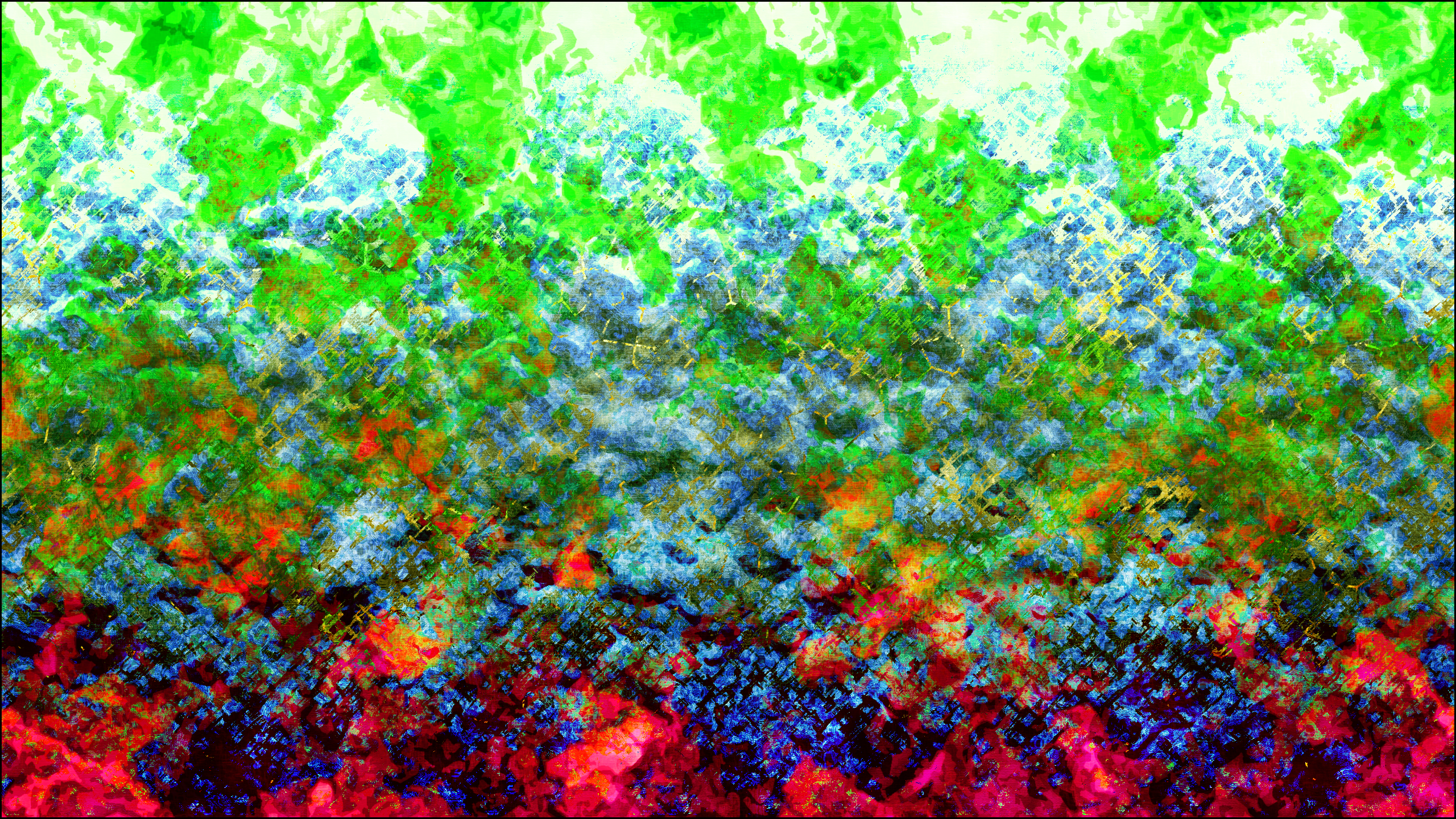 Trippy Digital Art Abstract Psychedelic Brightness 2560x1440