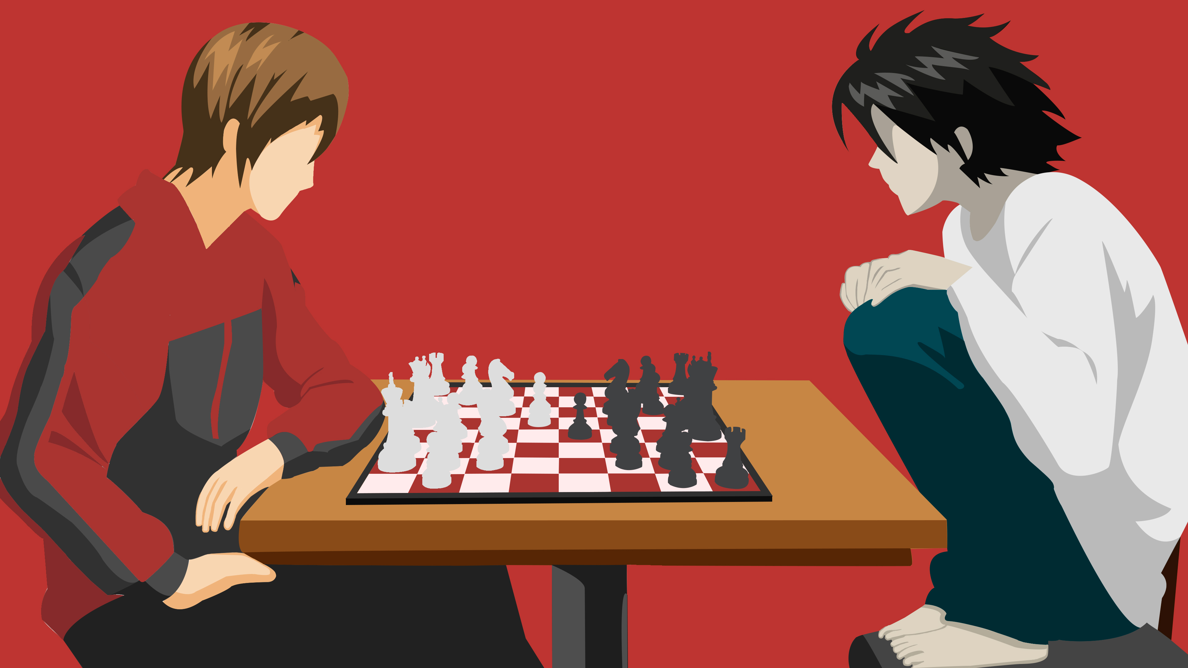 Light Yagami Kira Death Note Chess 3840x2160