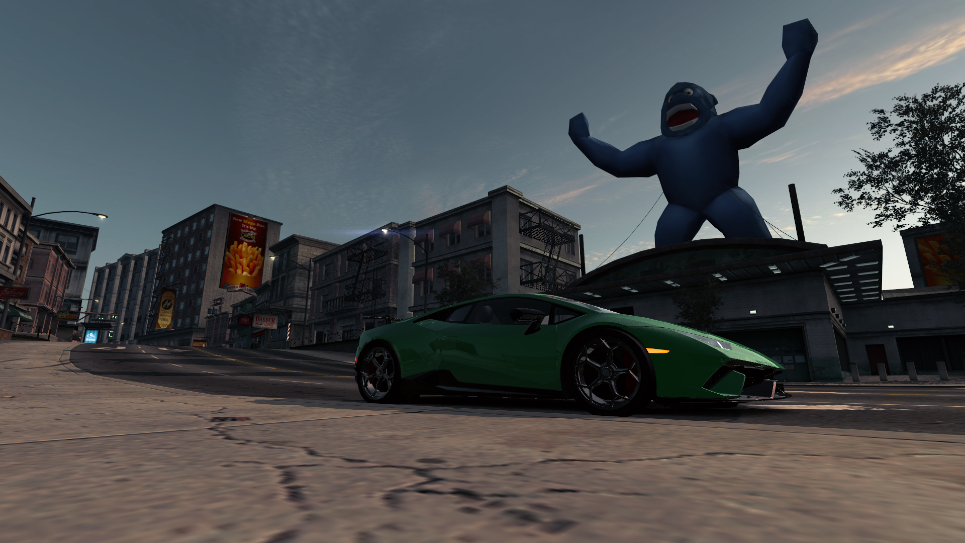 Need For Speed World Monkey Car Screen Shot Lamborghini Video Games Vehicle Green Cars 1920x1080