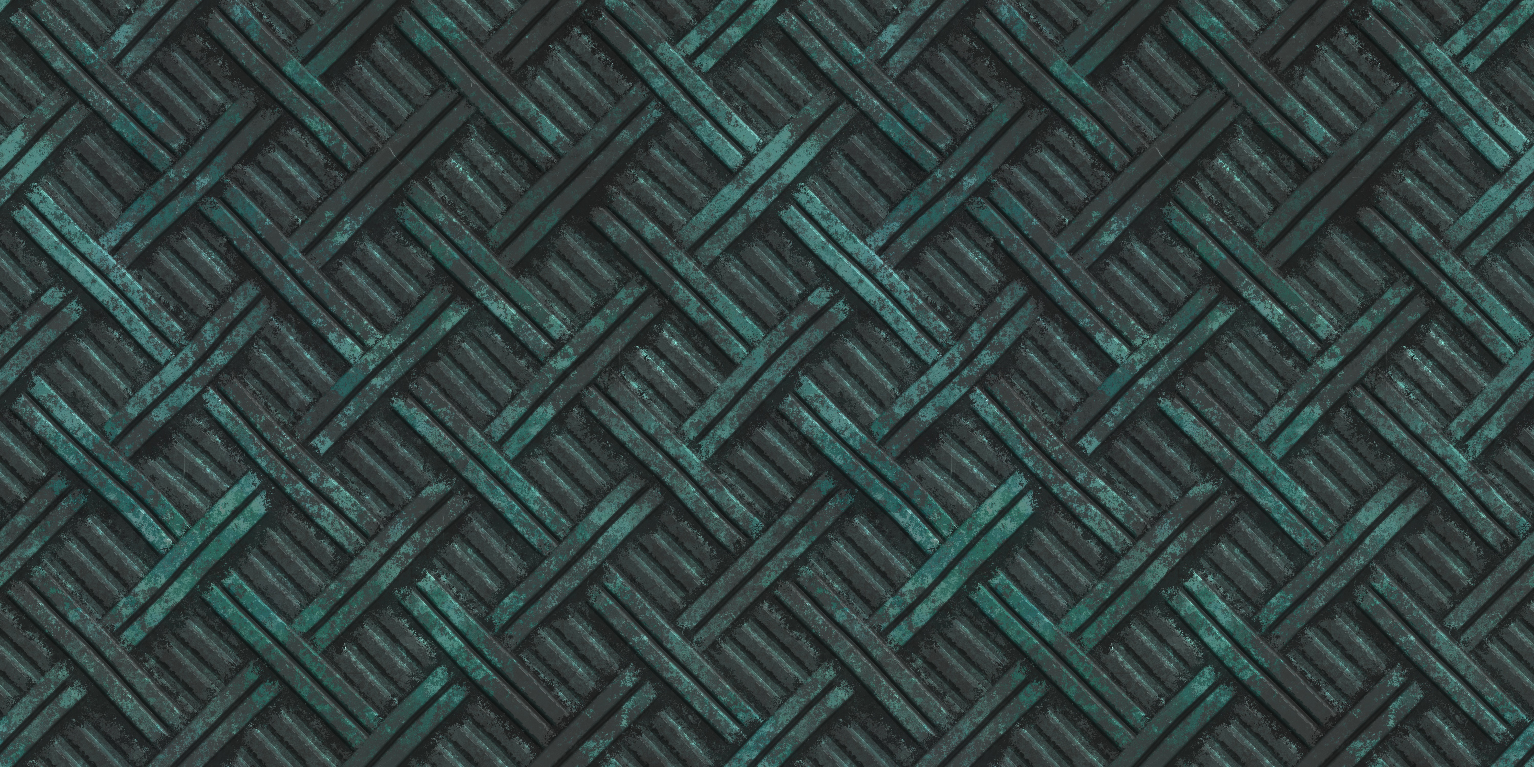 Texture Pattern 3D Vintage Abstract 3D Abstract Structure Grunge Green Rust Stripe 6000x3000