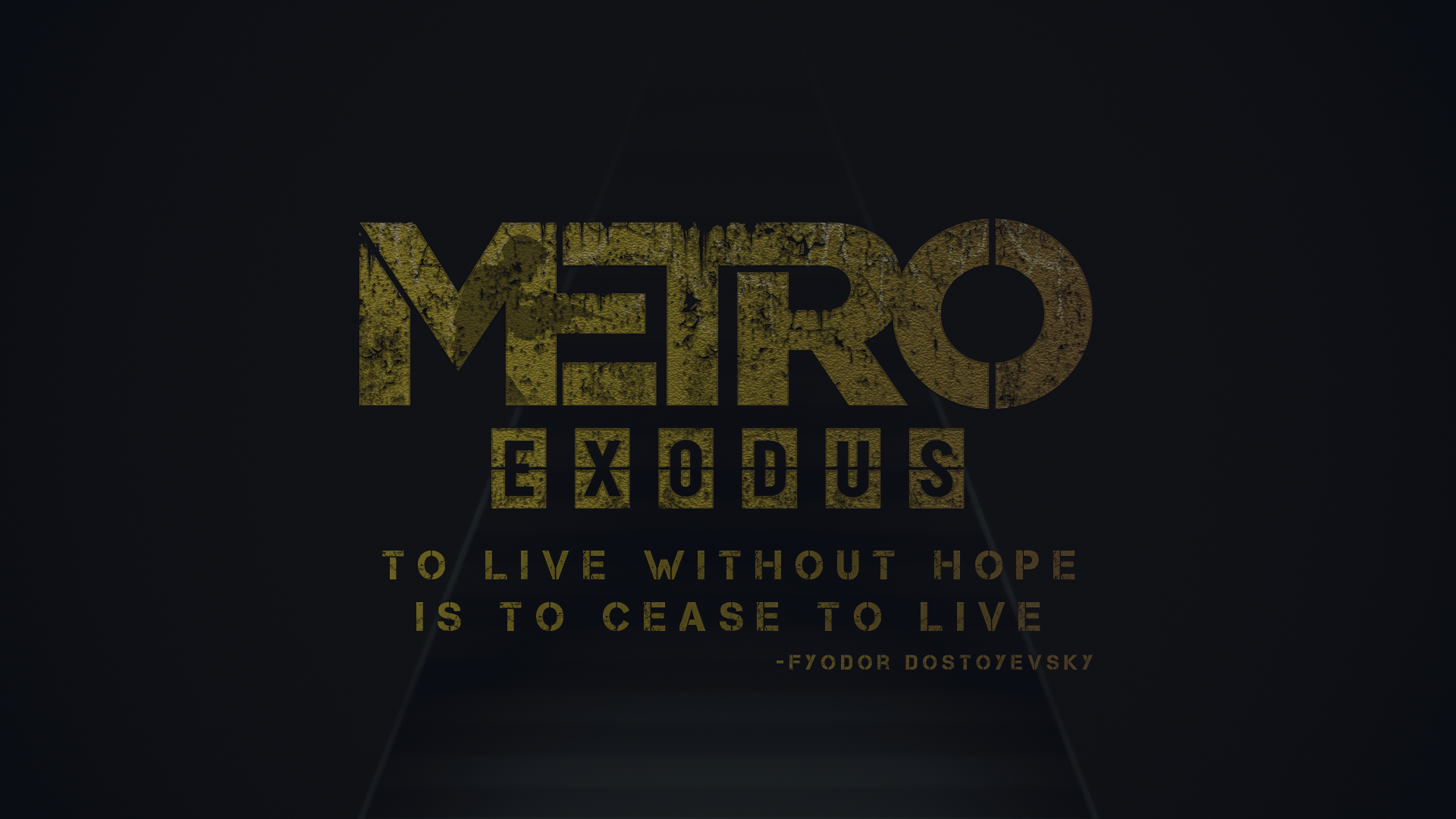Video Game Metro Exodus 1920x1080