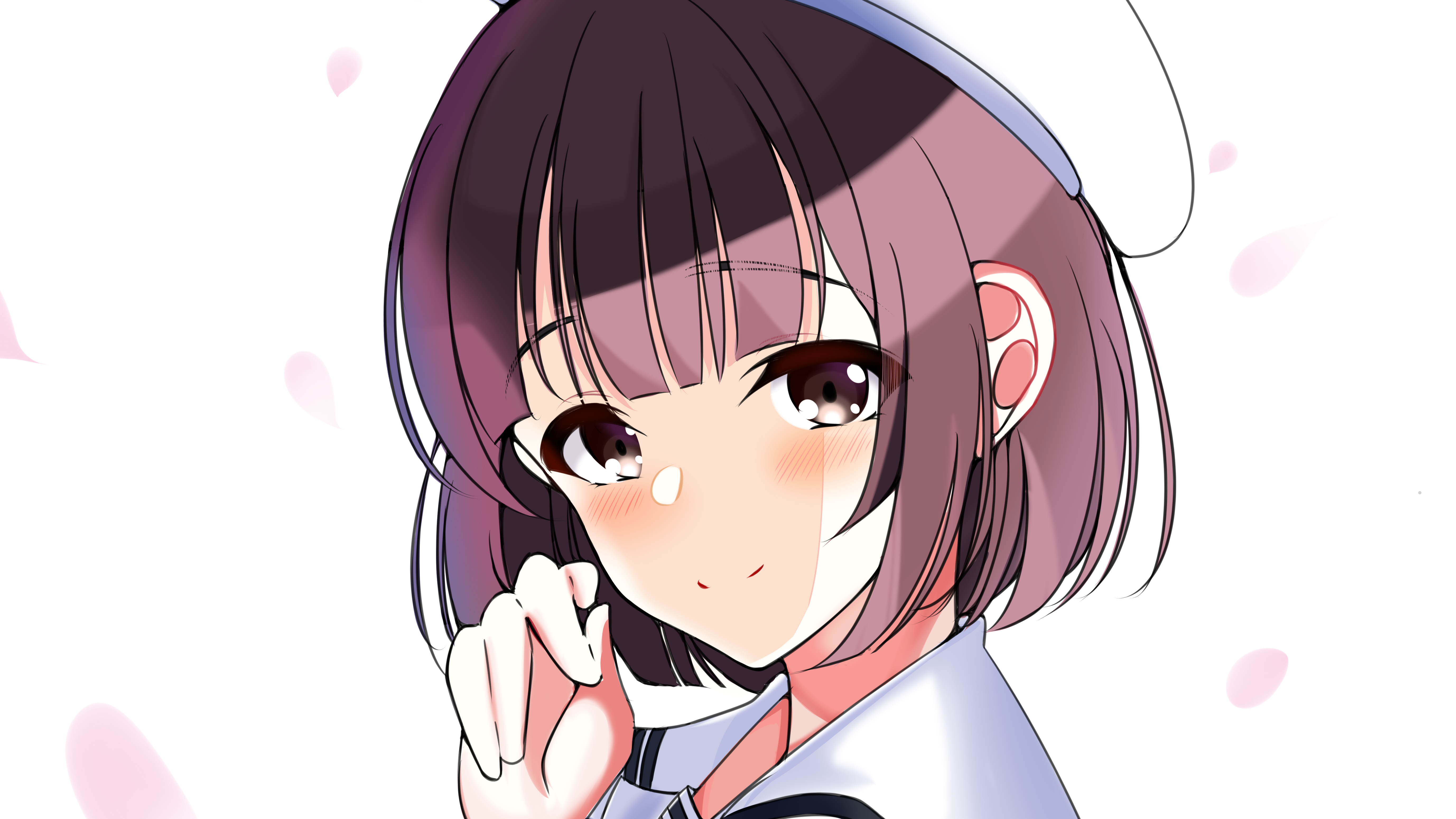 Saenai Heroine No Sodatekata Katou Megumi Anime Girls Anime White Background Face Closeup 5511x3100