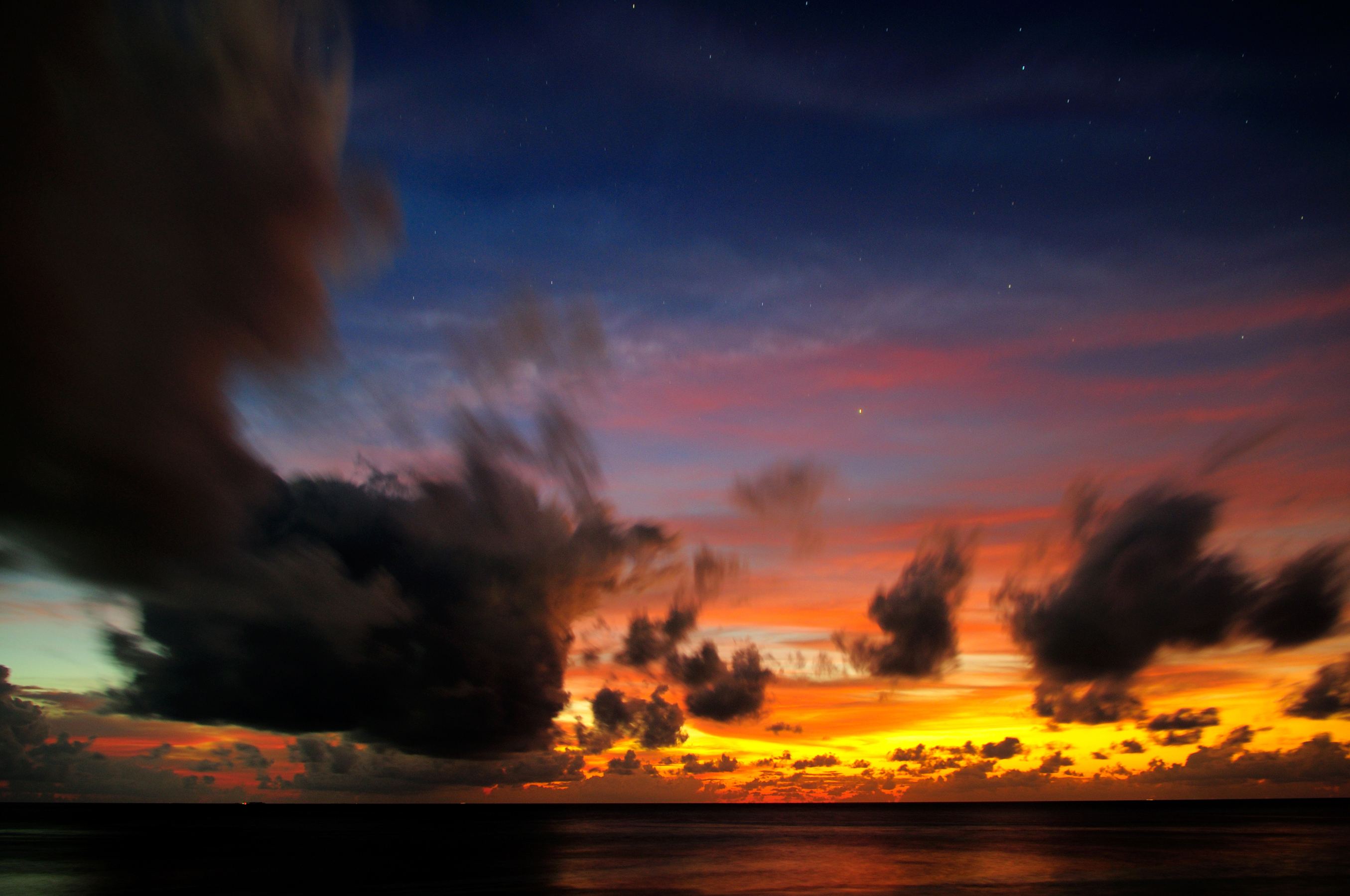 Ocean Horizon Sky Cloud 2710x1800