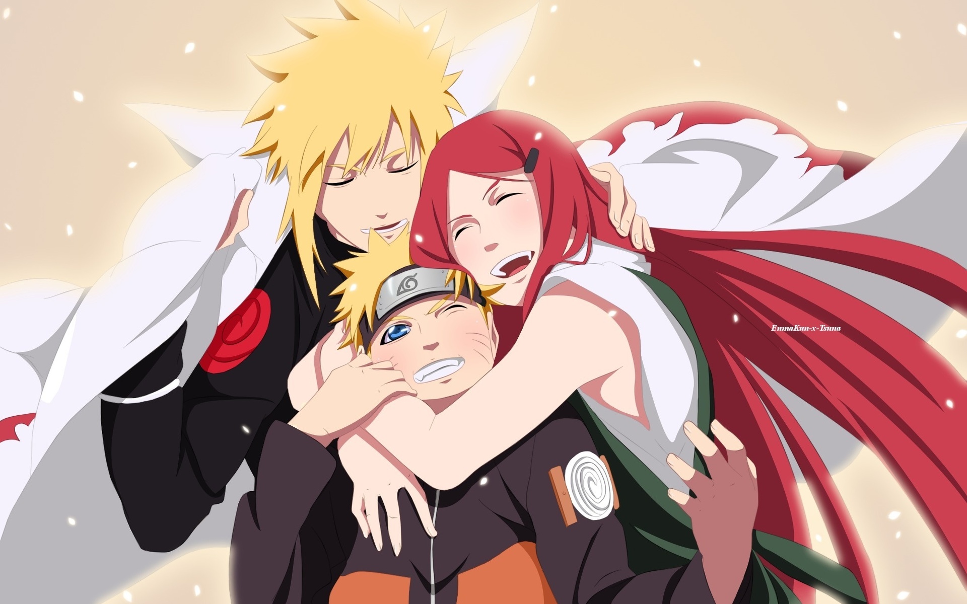 Kushina Uzumaki Minato Namikaze Naruto Uzumaki 1920x1200