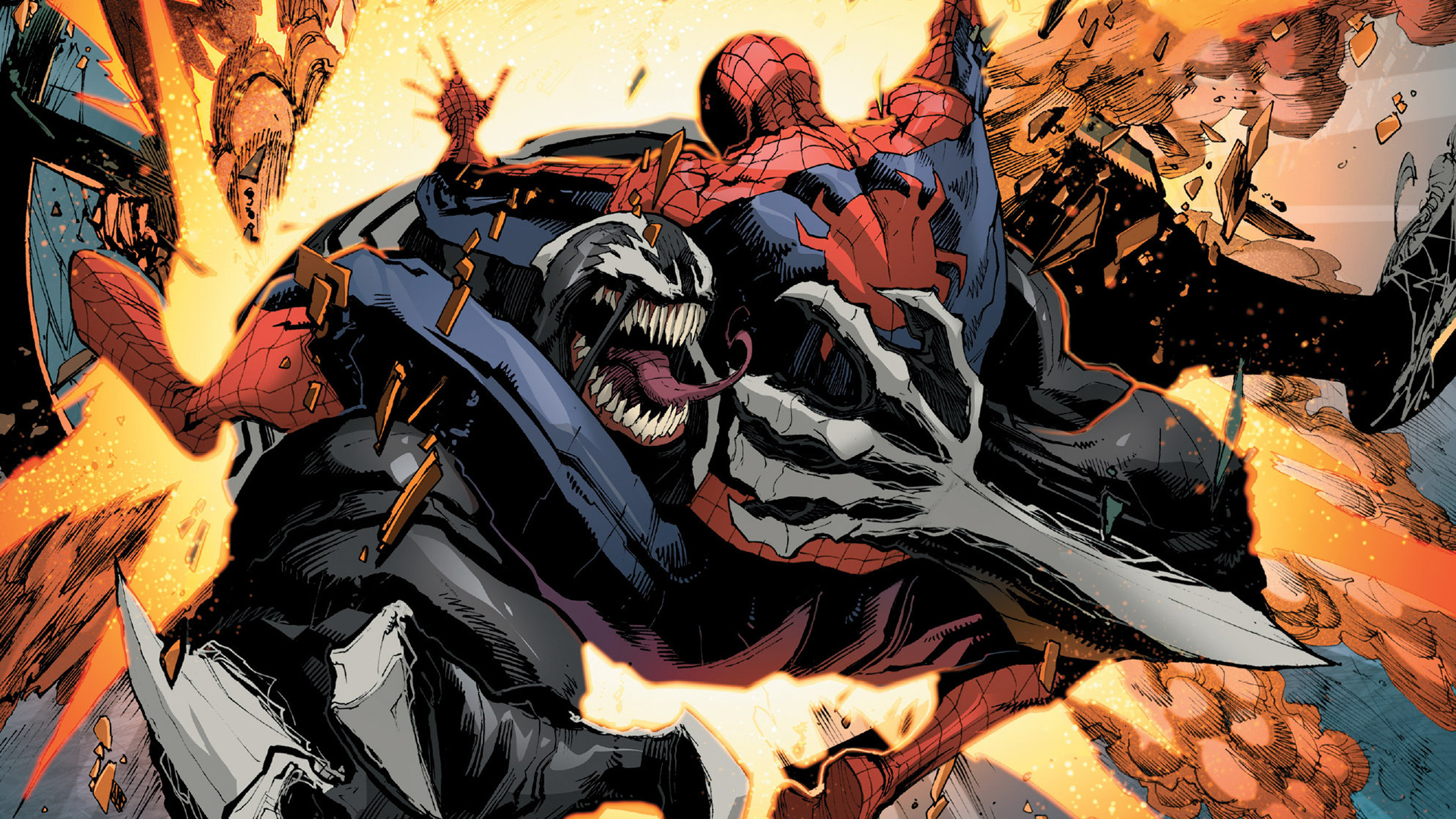 Marvel Comics Spider Man Venom 1920x1080