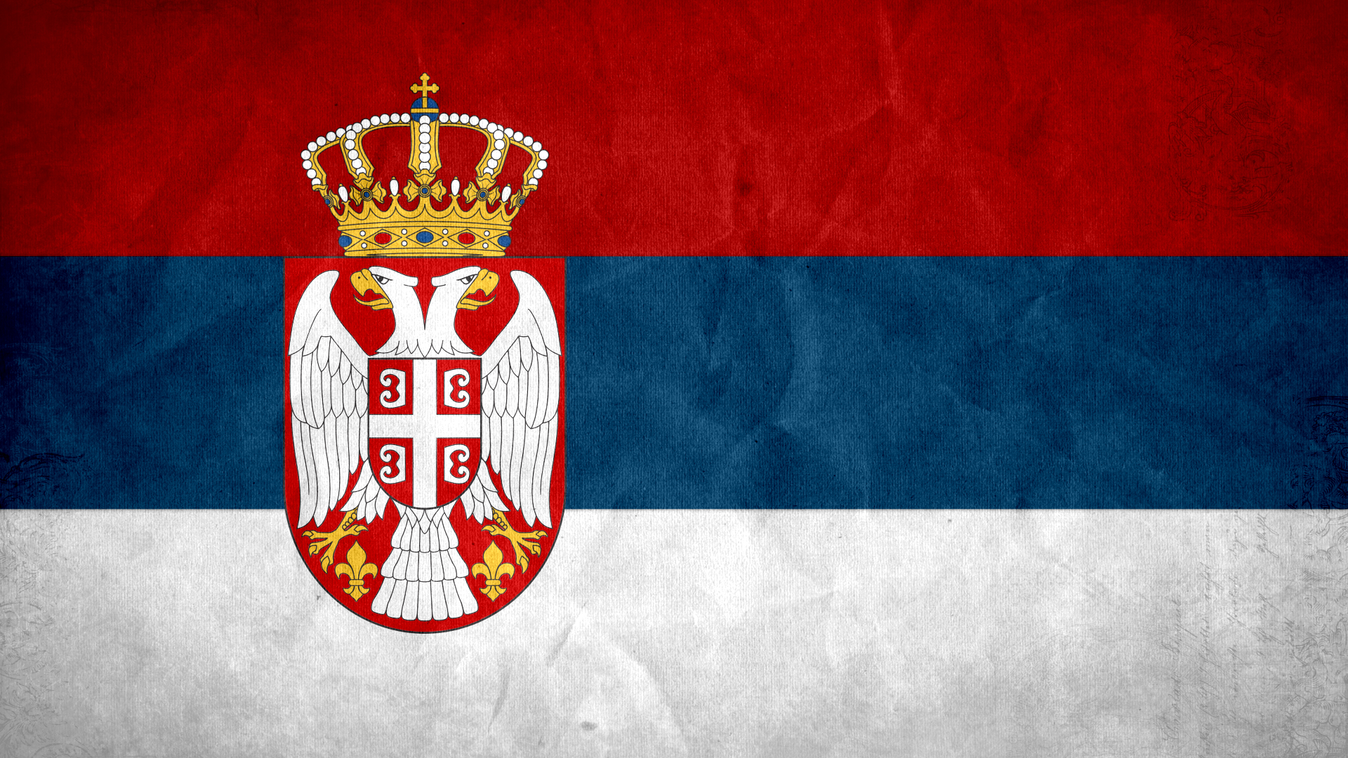 Serbian Flag Flag 1920x1080