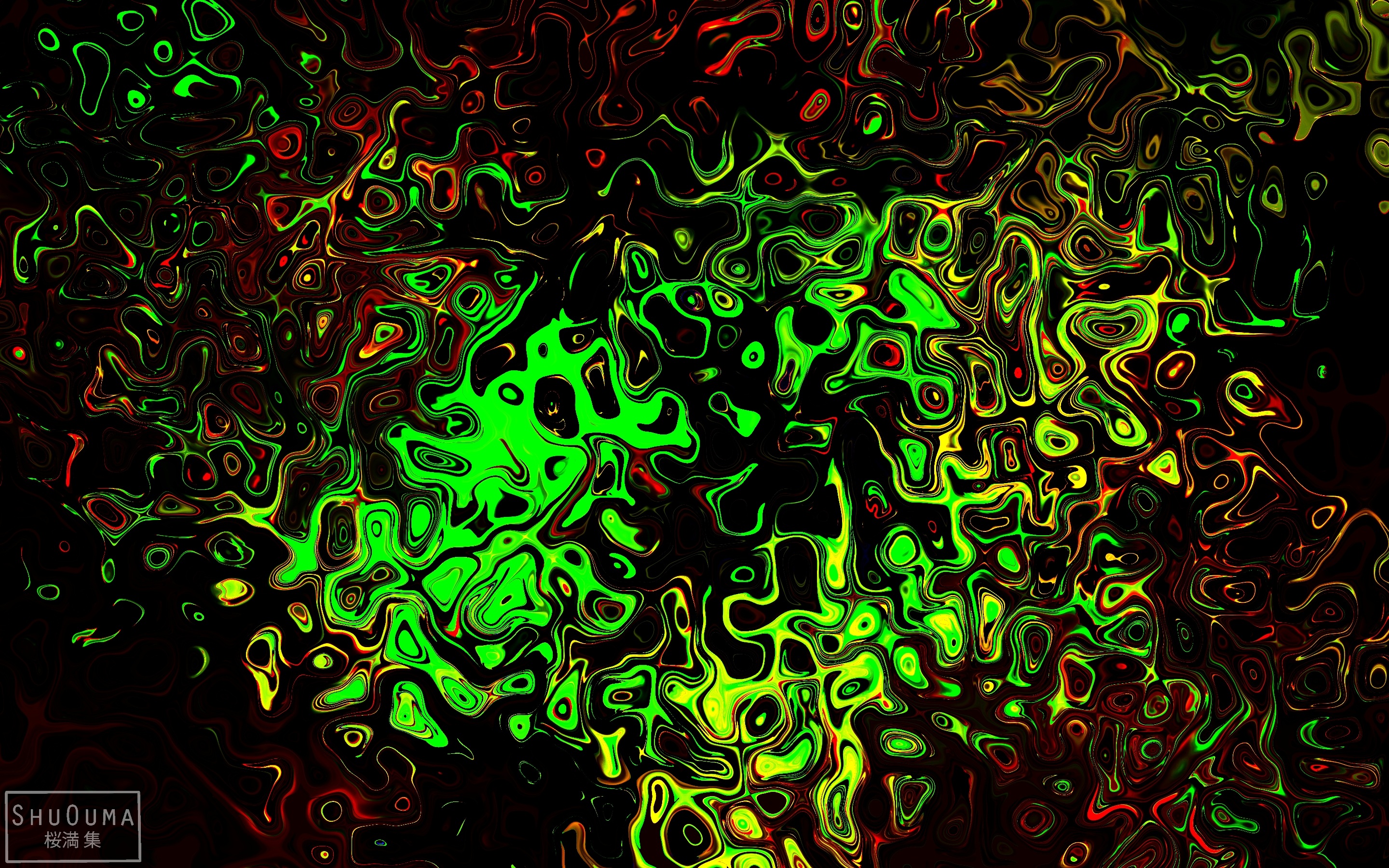 Abstract Green 2880x1800