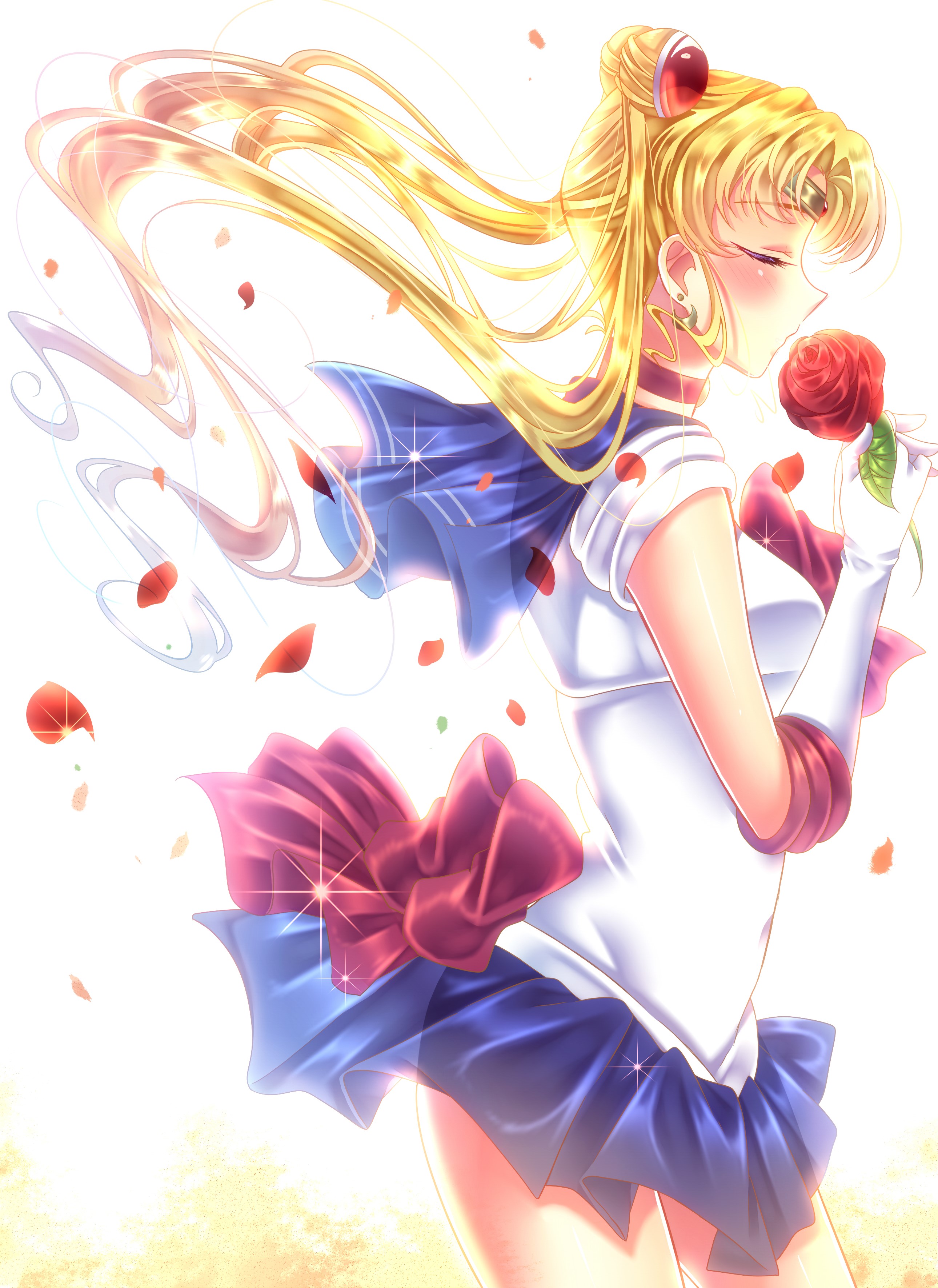 Anime Anime Girls Sailor Moon Sailor Moon Character Twintails Blonde Artwork Digital Art Fan Art 2580x3541
