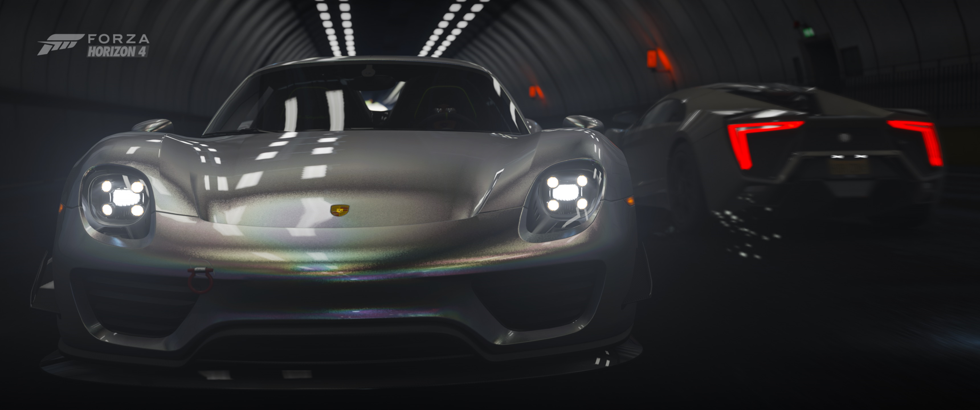 Porsche 918 Spyder Forza Forza Horizon 4 Racing Video Games Ultrawide Car 3440x1440