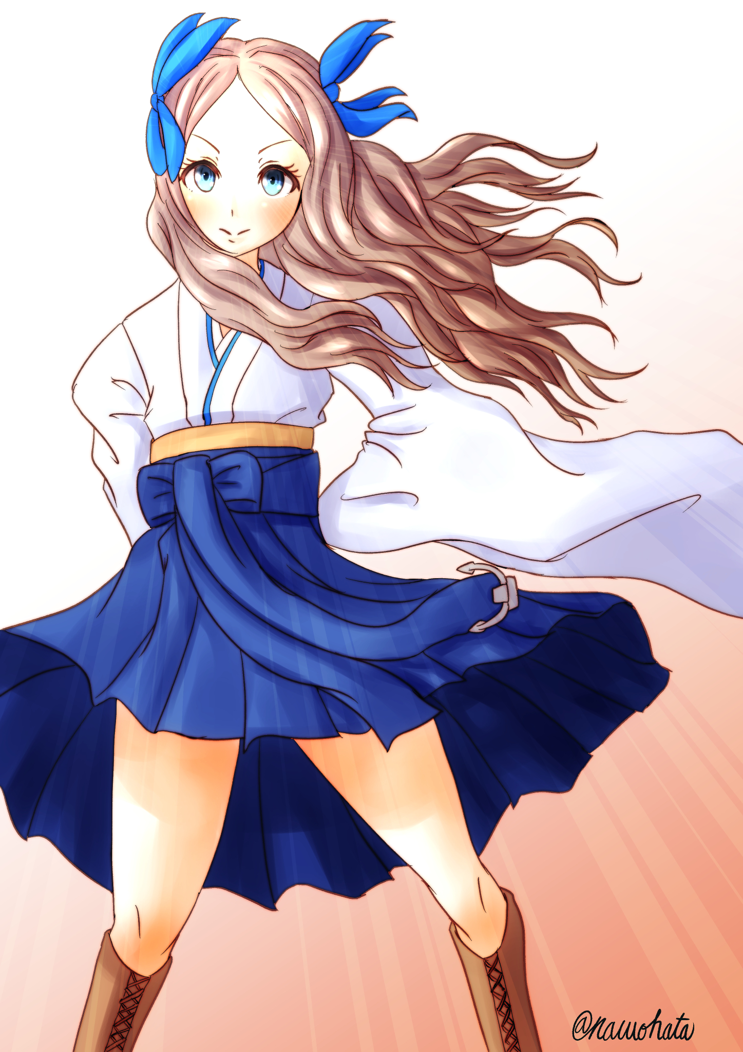 Anime Anime Girls Kantai Collection Asakaze Kancolle Long Hair Brunette Artwork Digital Art Fan Art  1447x2047
