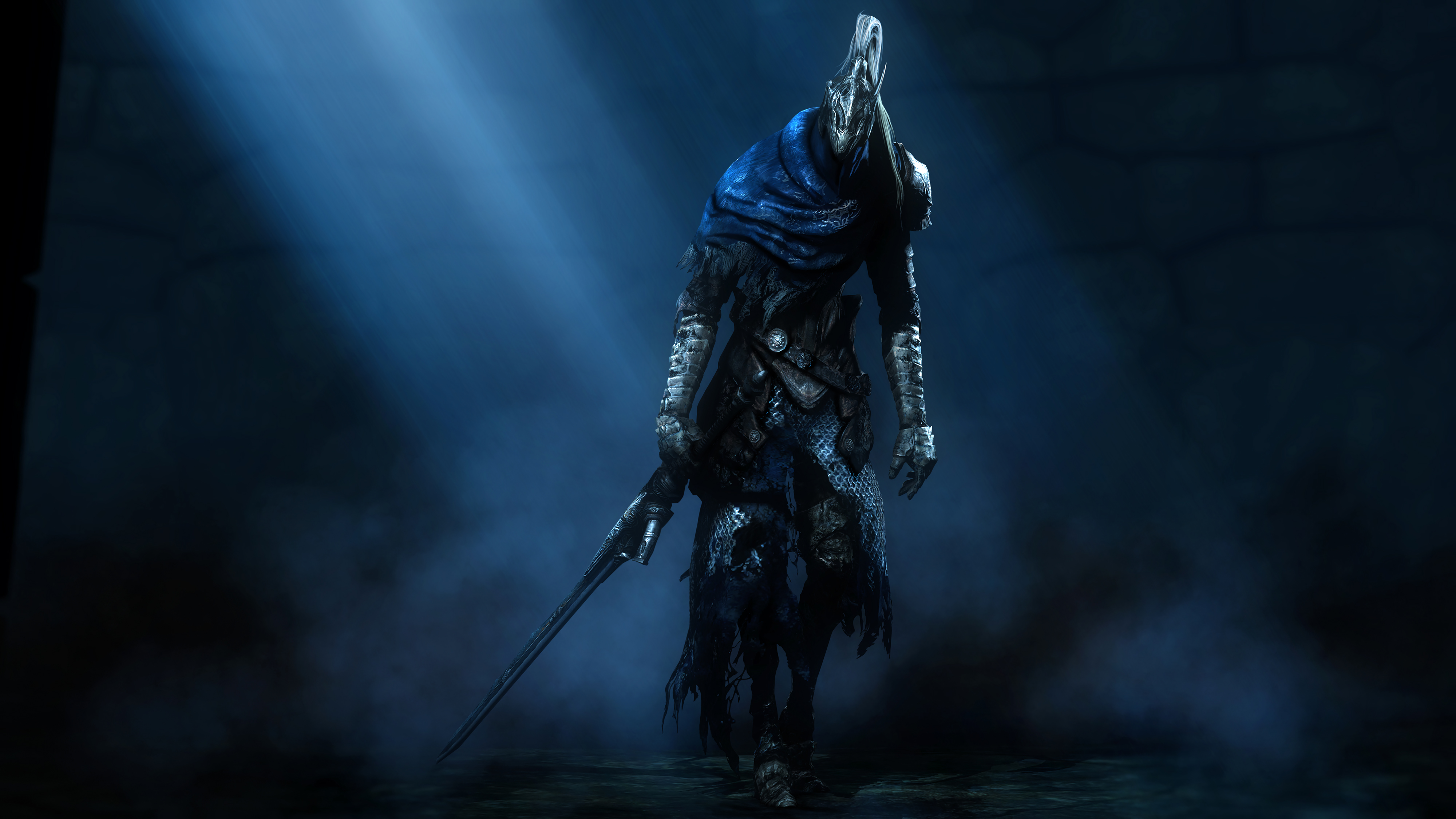 Dark Souls Video Games Video Game Art Sword Knight Artorias Artorias The Abysswalker Dark 4000x2250