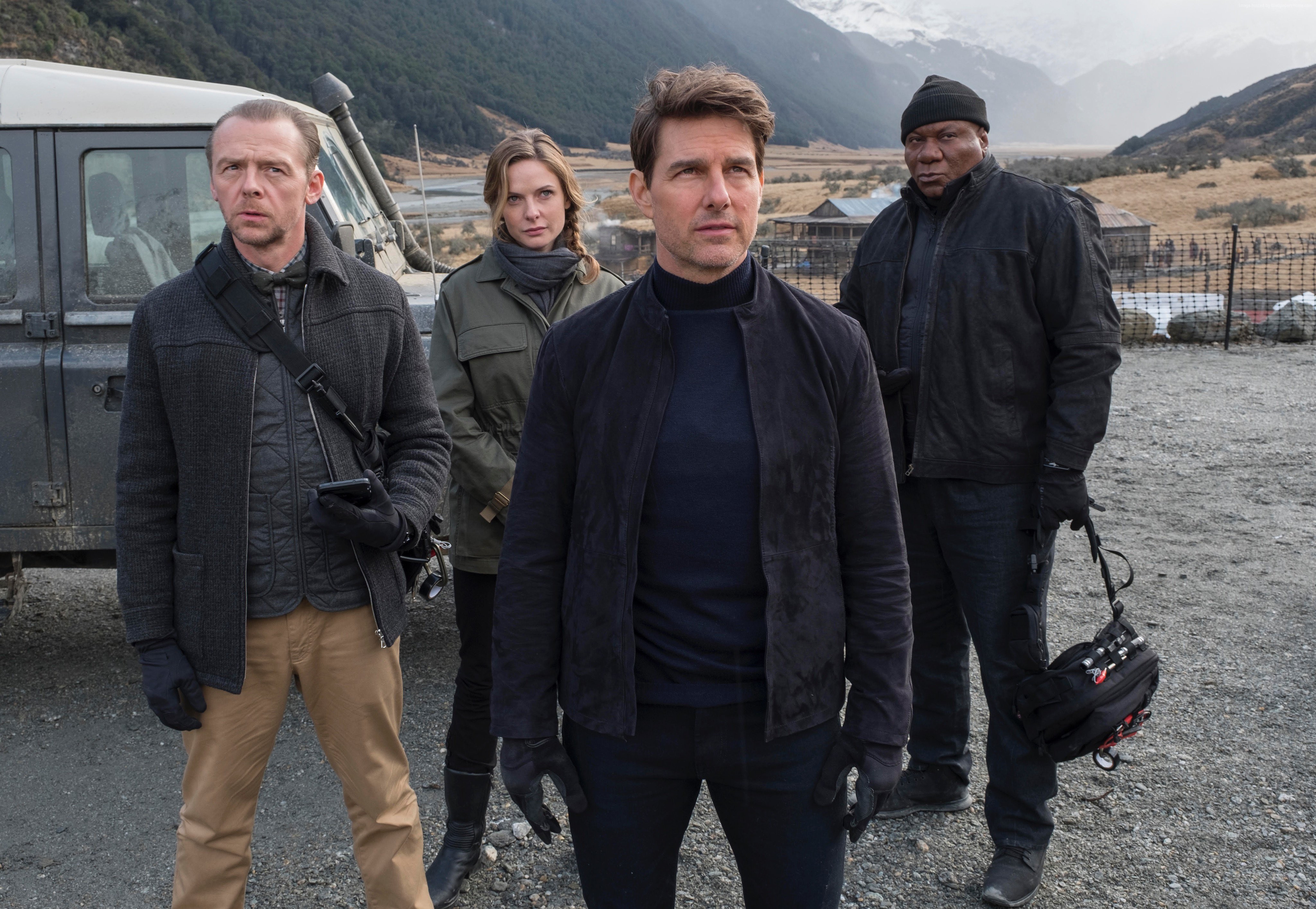 Benji Dunn Ethan Hunt Ilsa Faust Luther Stickell Mission Impossible Mission Impossible Fallout Rebec 4096x2829