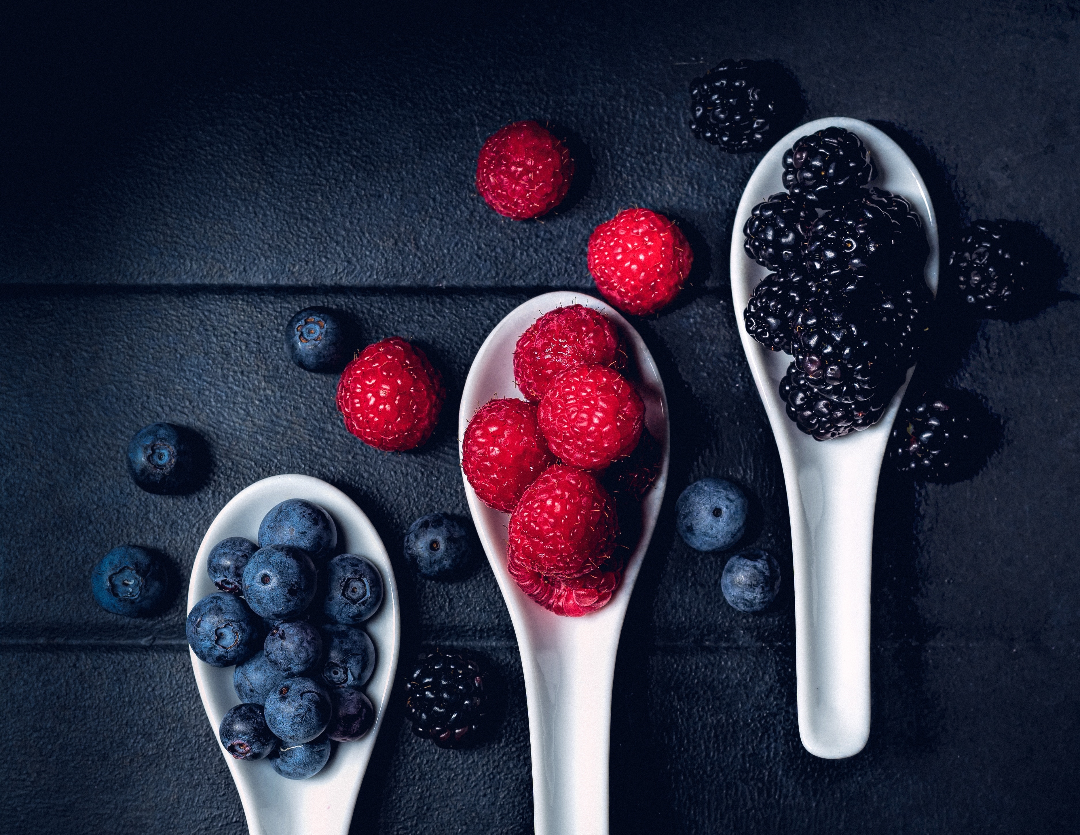 Blackberry Blueberry Fruit Raspberry 3751x2899