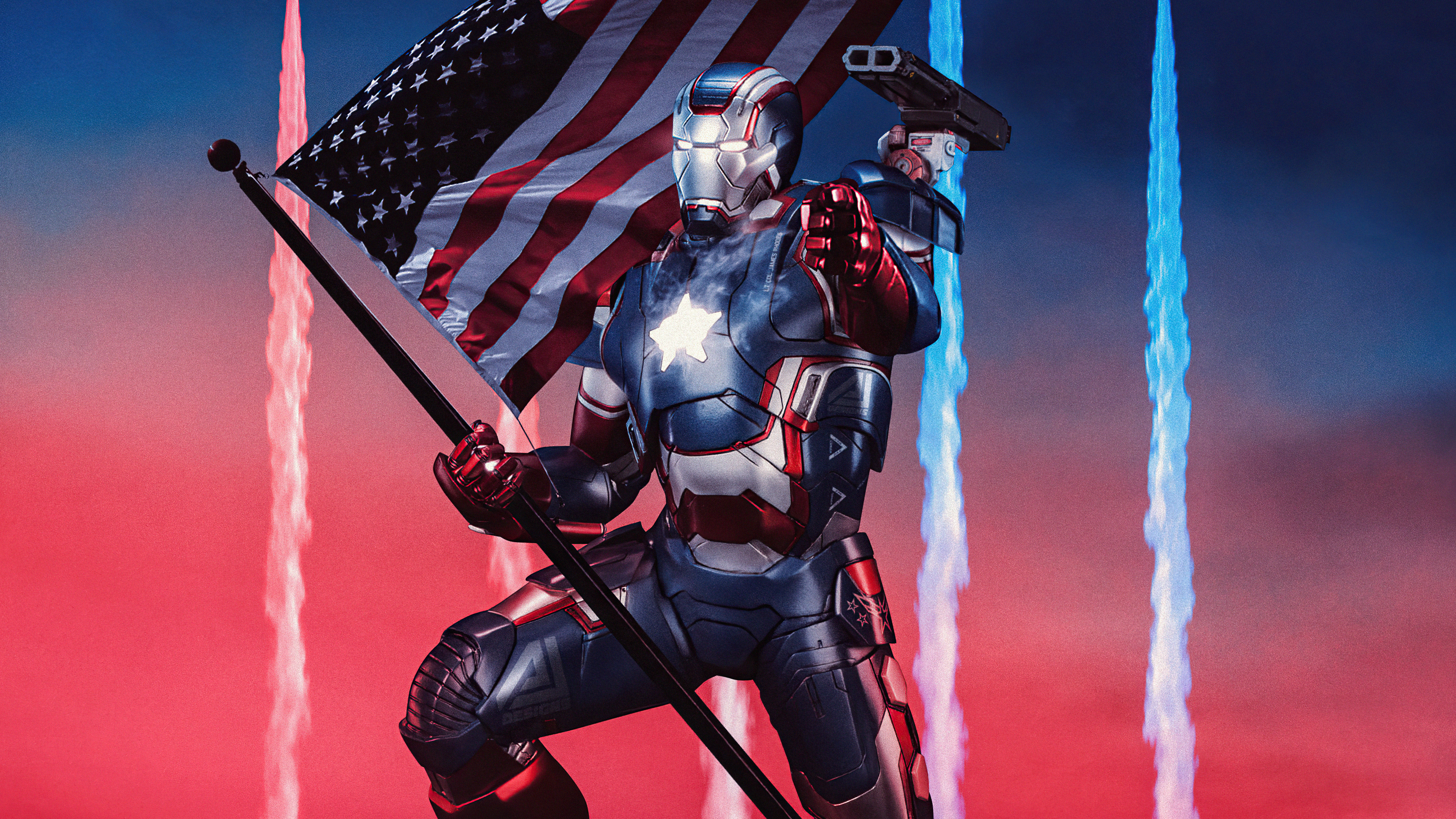 Marvel Comics Iron Patriot 4098x2305