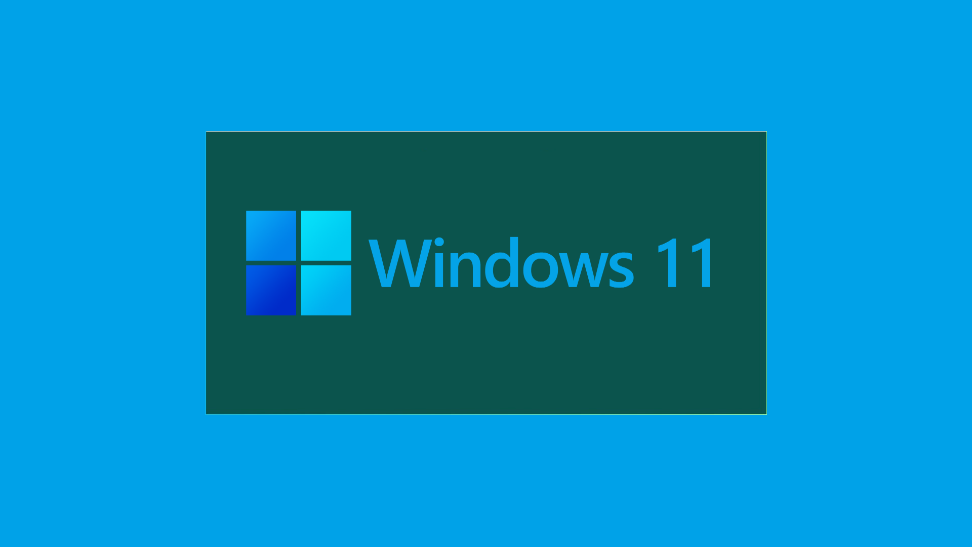 Logo Minimalism Windows 11 Windows Logo 1920x1080