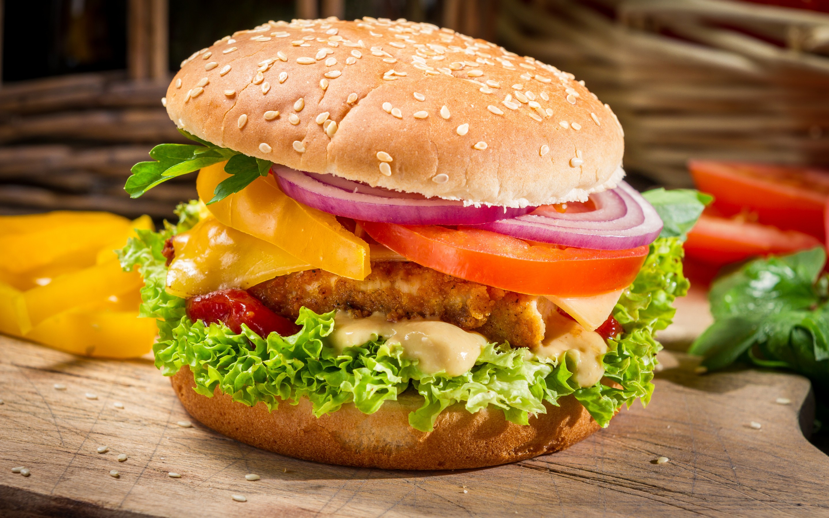 Food Burger 2880x1800