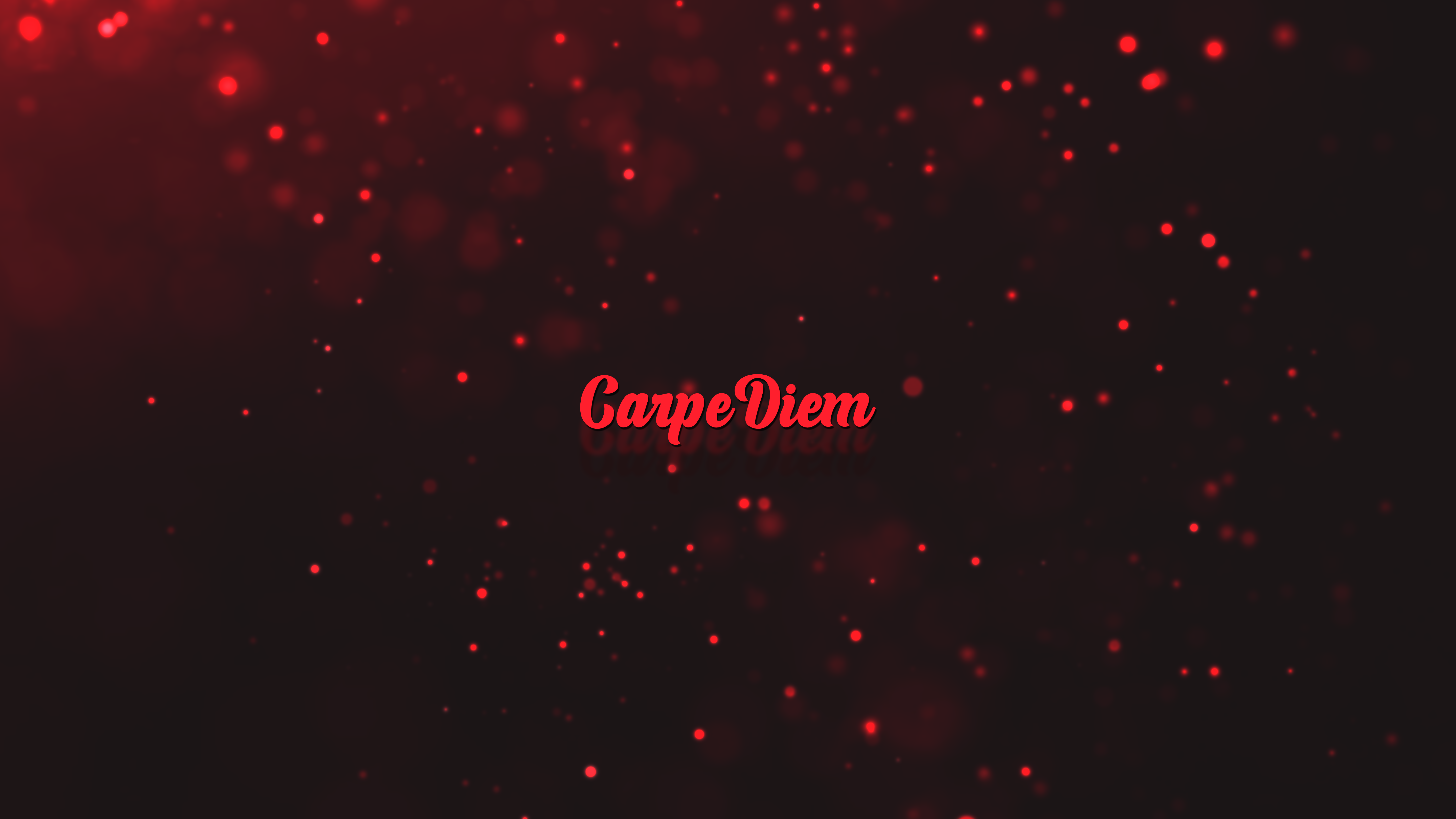 Carpe Diem Red Red Background Minimalism Typography Wallpaper -  Resolution:5760x3240 - ID:1234938 
