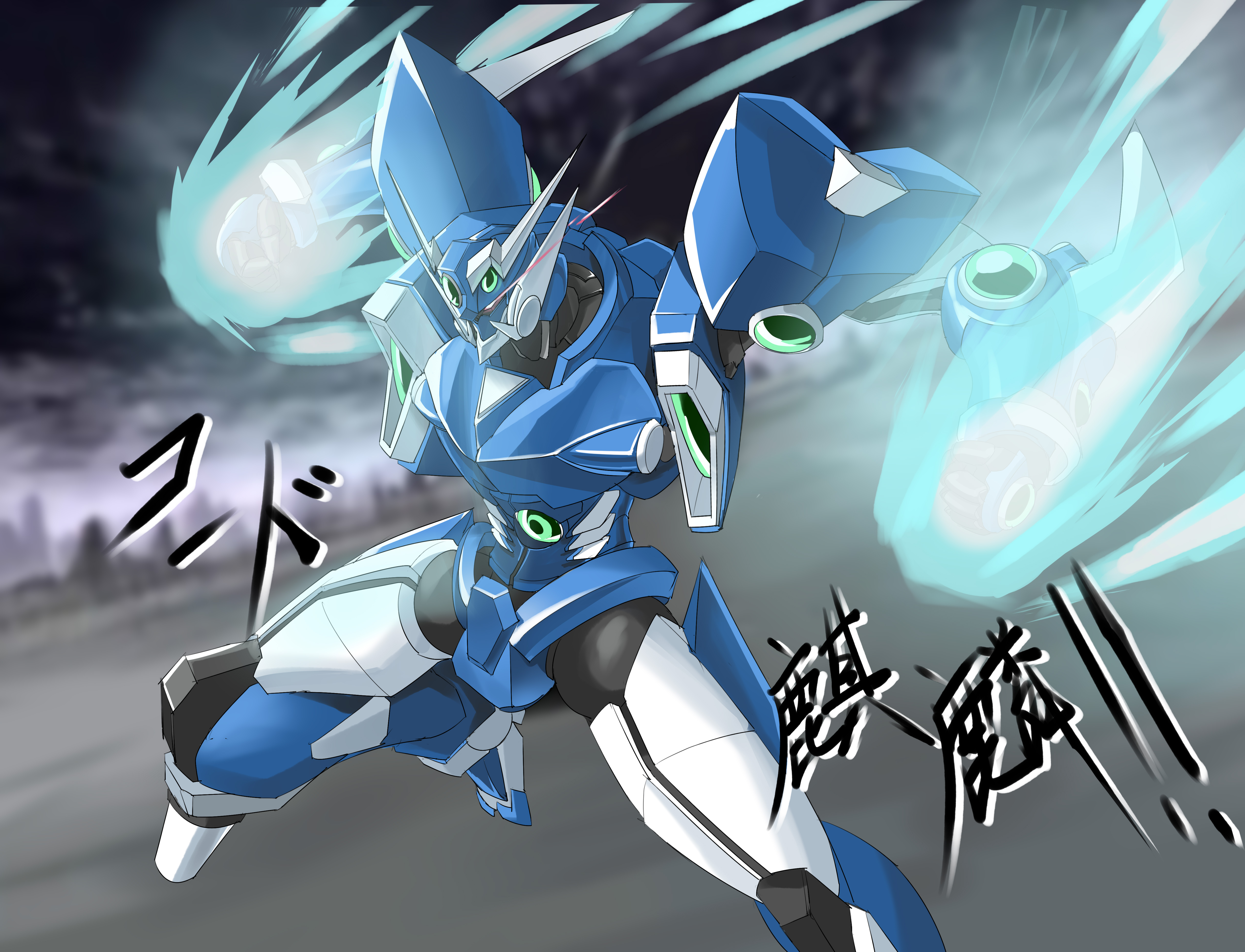 Anime Mechs Super Robot Wars Soulgain Artwork Digital Art Fan Art 5093x3894