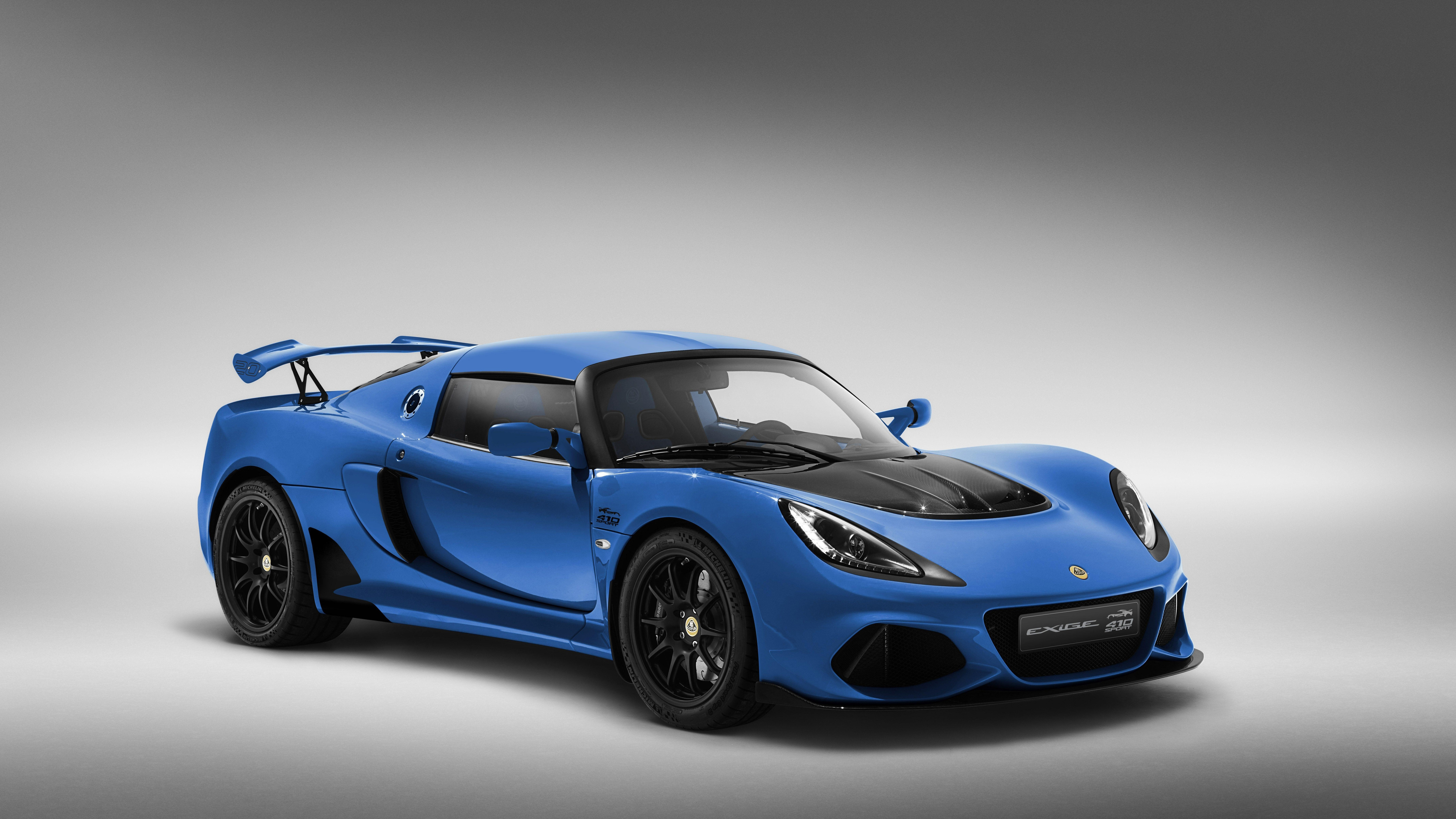Lotus Exige Car Vehicle Blue Cars 5120x2880