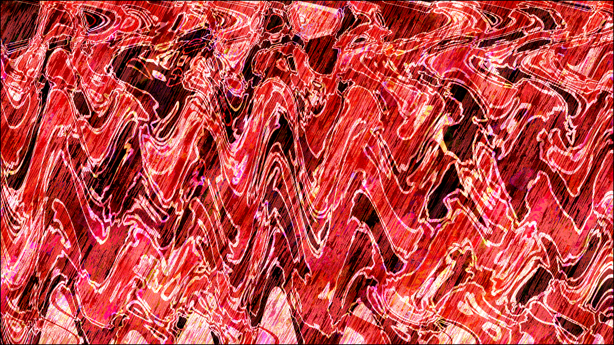 Abstract Digital Art Trippy Brightness 2560x1440