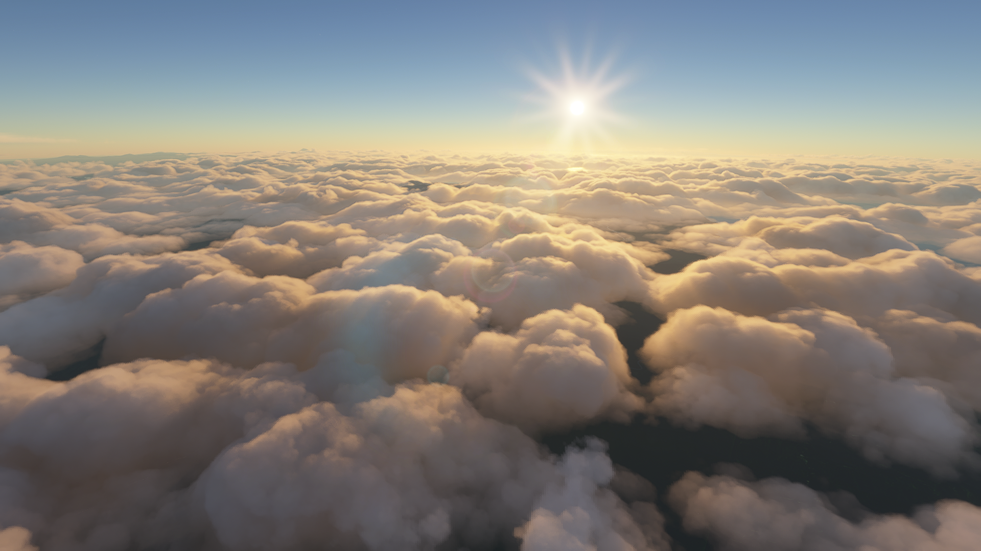 Sky Game Microsoft Flight Simulator 2020 Clouds 1920x1080