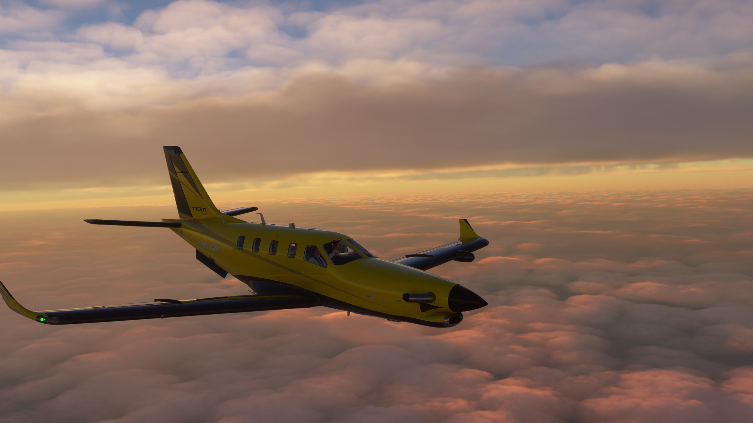 TBM 930 TBM Aircraft Airplane Flight Simulator Microsoft Flight Simulator Microsoft Flight Simulator 2560x1440
