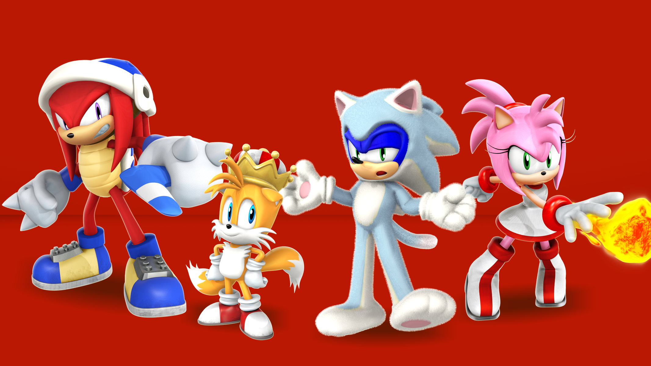 Sonic The Hedgehog Amy Rose Miles Quot Tails Quot Prower Knuckles The Echidna 2133x1200