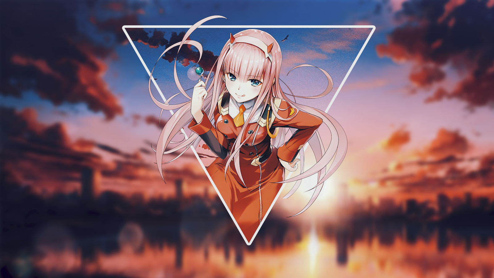 Zero Two Darling In The FranXX Otaku Darling In The FranXX Picture In Picture 1600x900