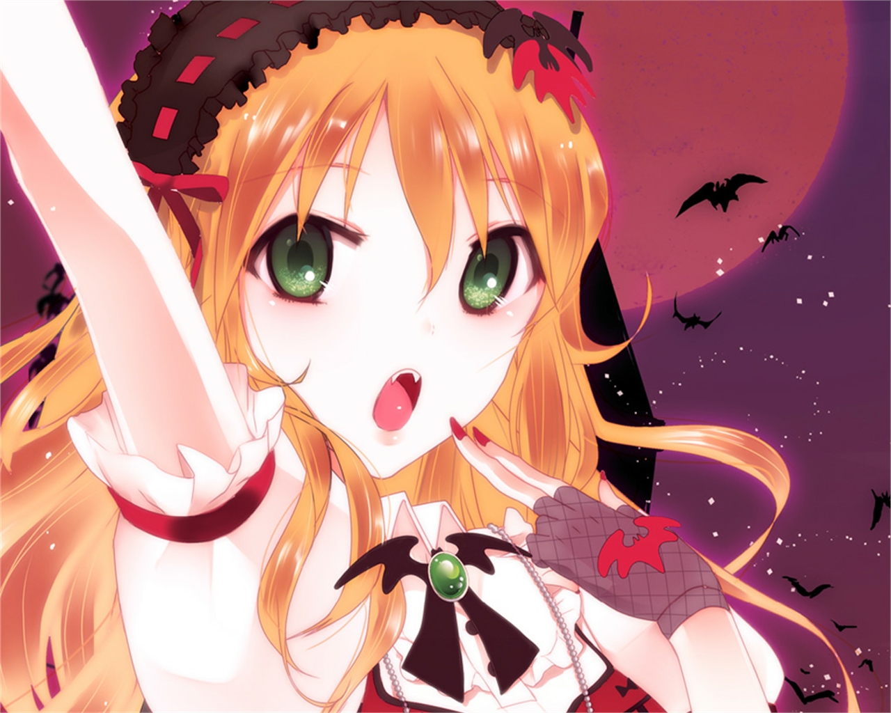 Anime Anime Girls Halloween Costumes 1280x1024