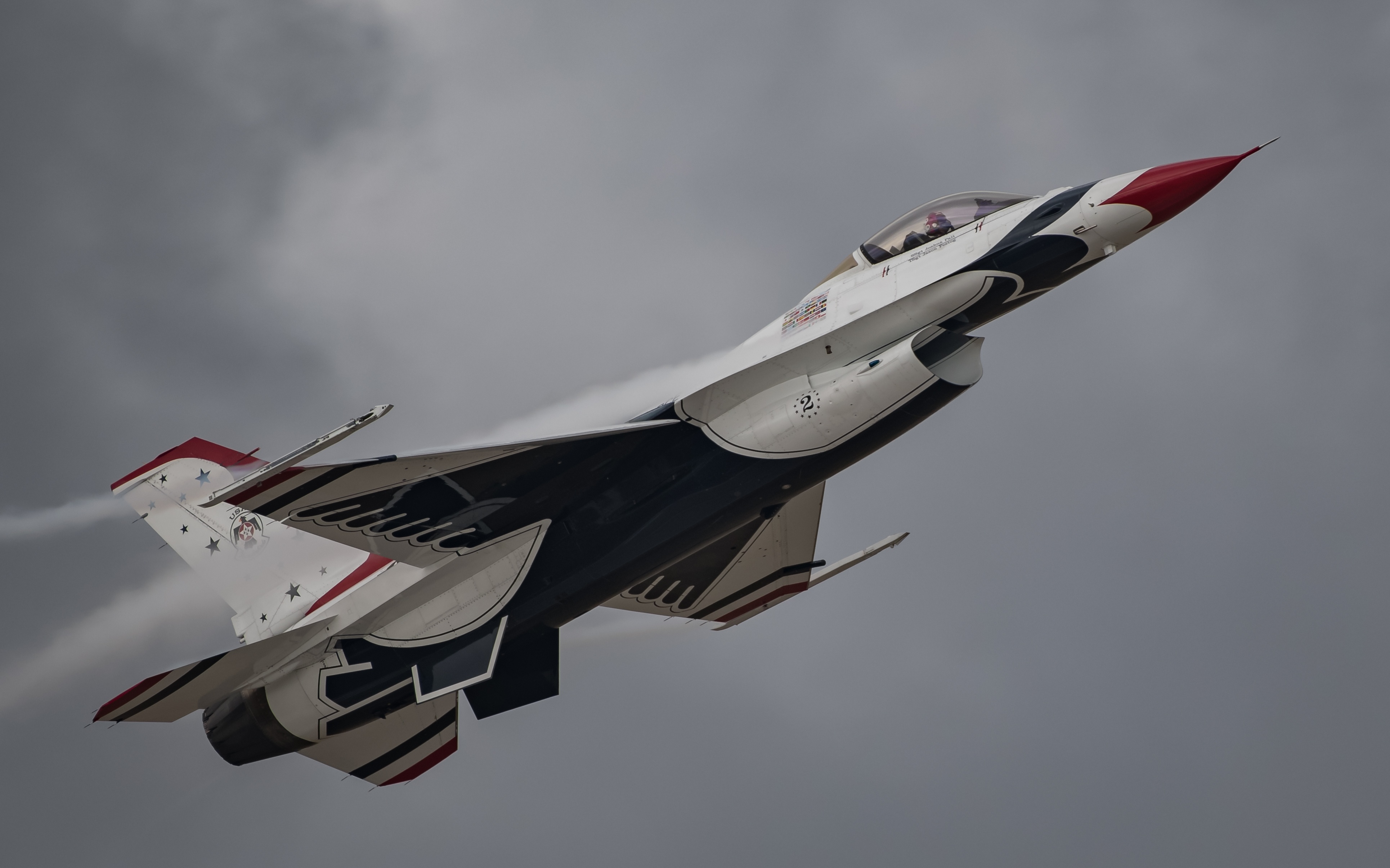Aircraft United States Air Force Thunderbirds Jet Fighter 3860x2413